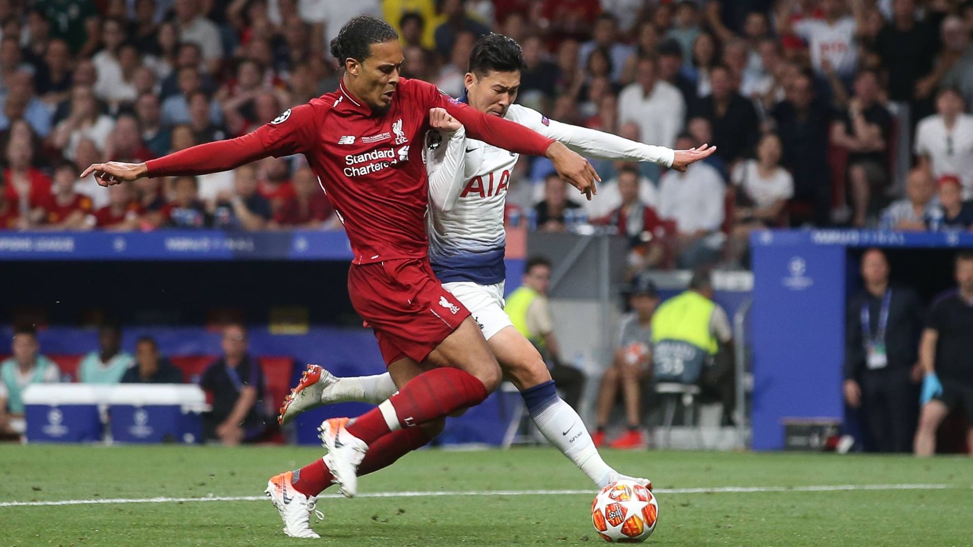 GER ONLY Virgil van Dijk Heung-Min Son 2019
