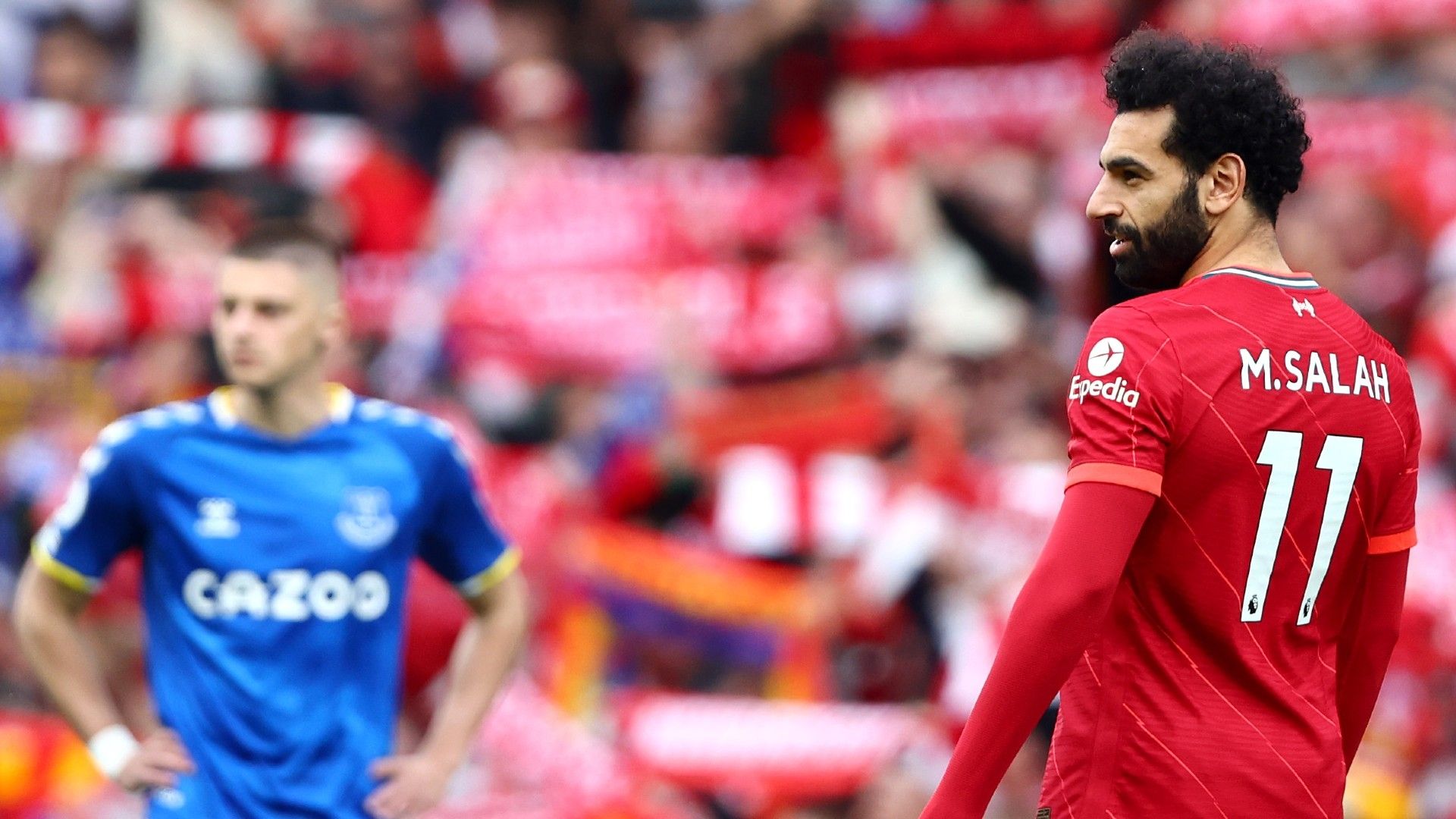 Mohamed Salah Liverpool Everton 2021-22