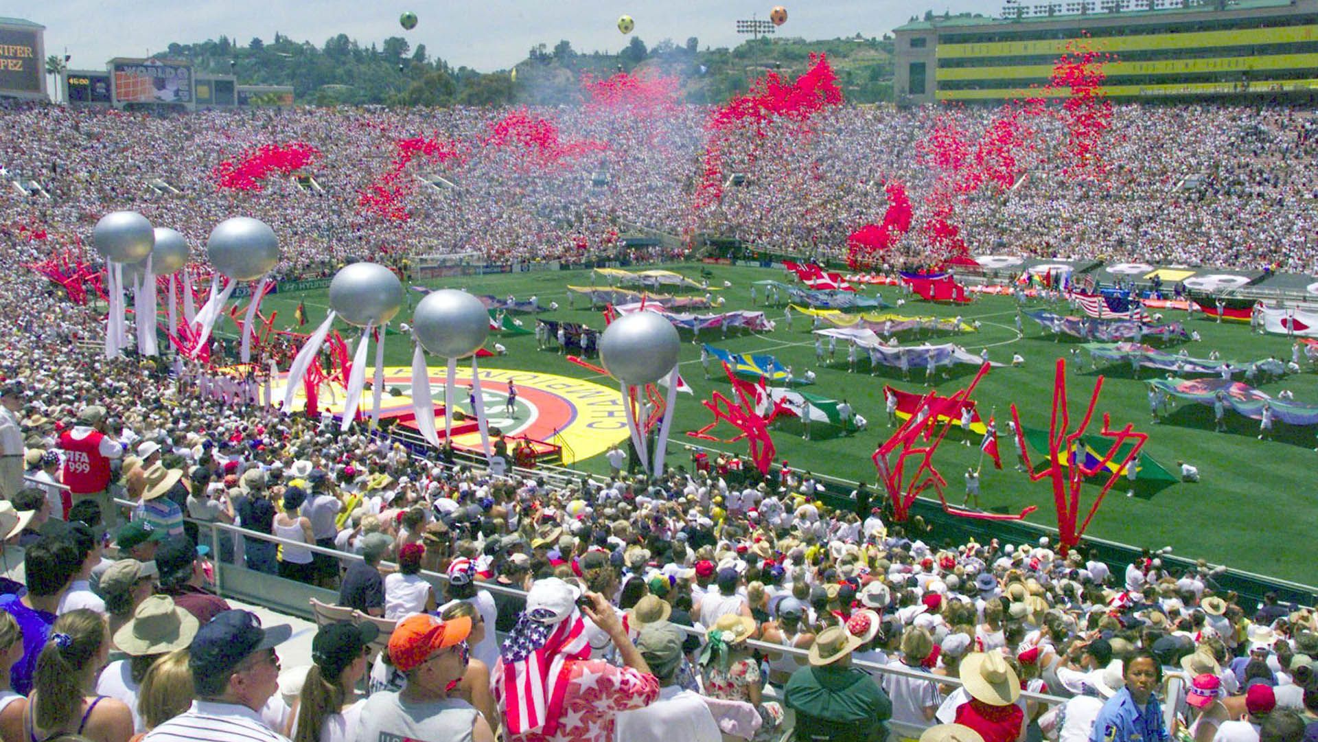 1999 World Cup, USA v China, Rose Bowl