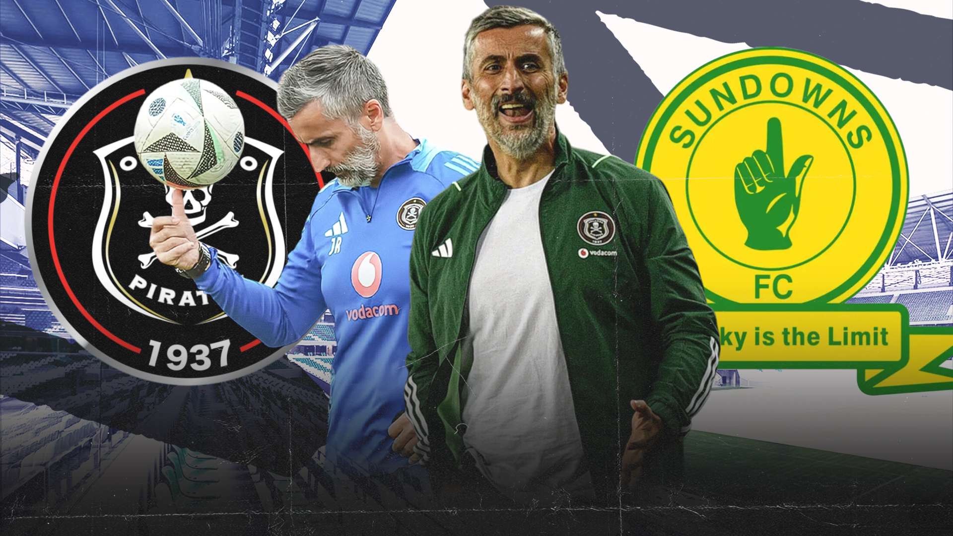 Jose Riveiro of Orlando Pirates 16-9