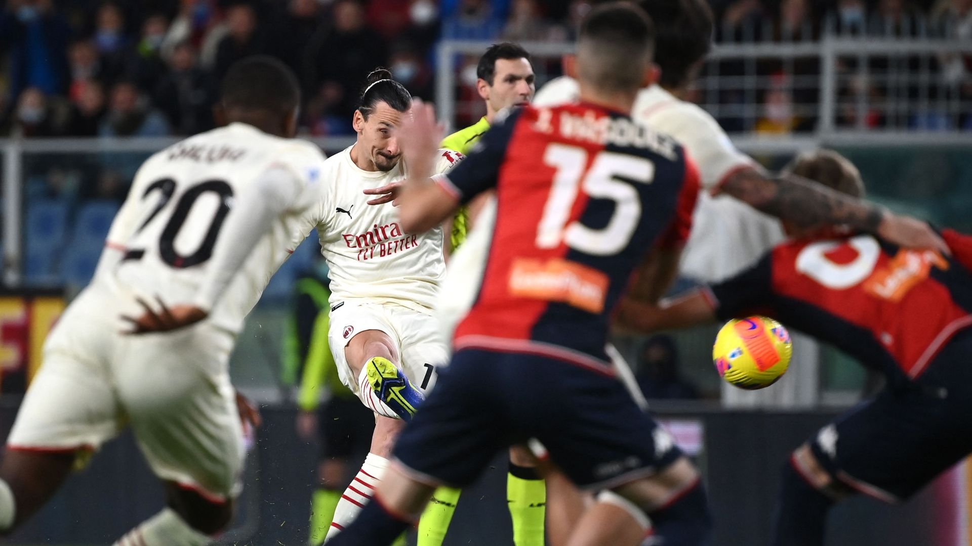 Ibrahimovic Genoa Milan Serie A