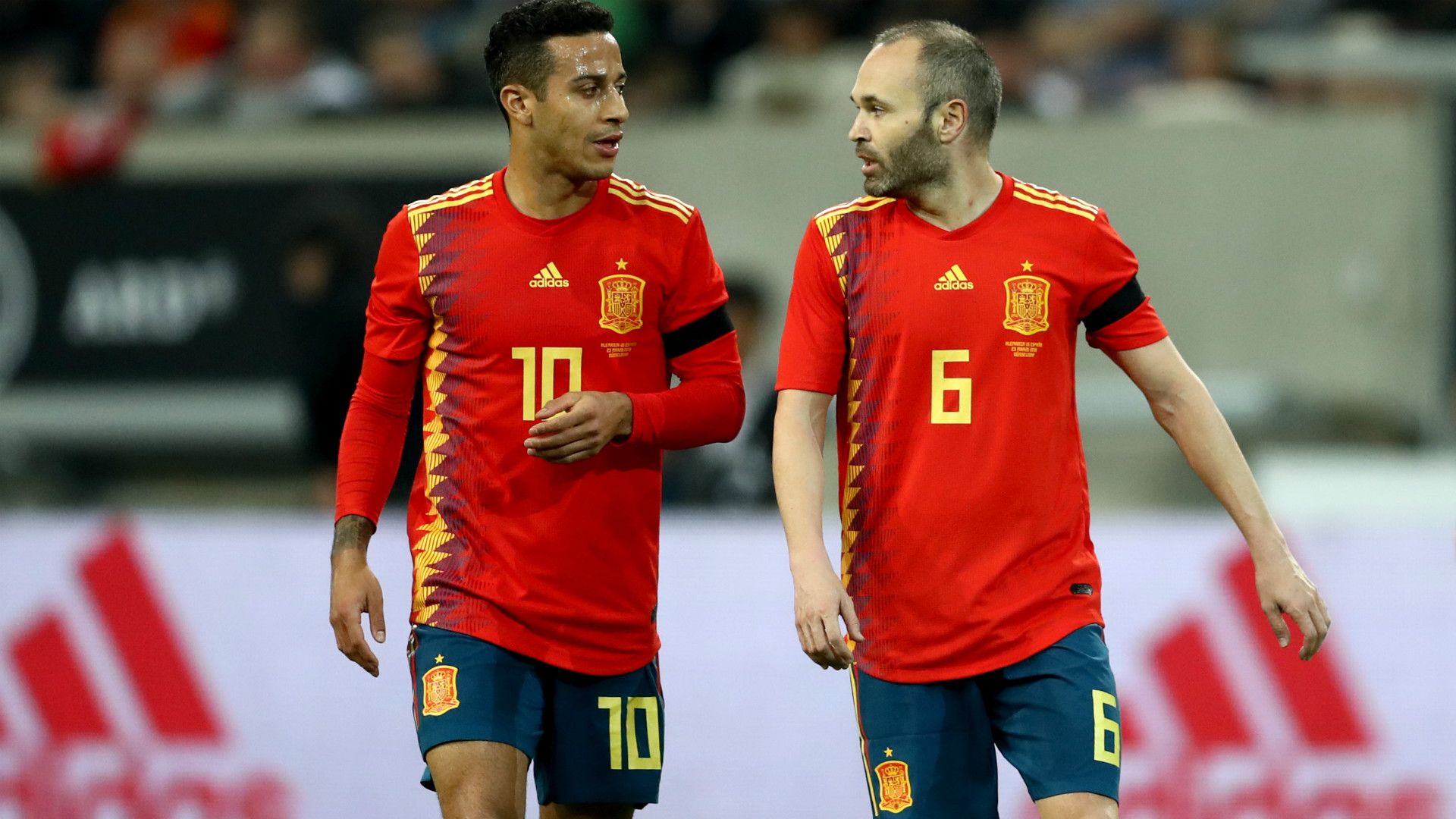 Iniesta Thiago Spain 2018