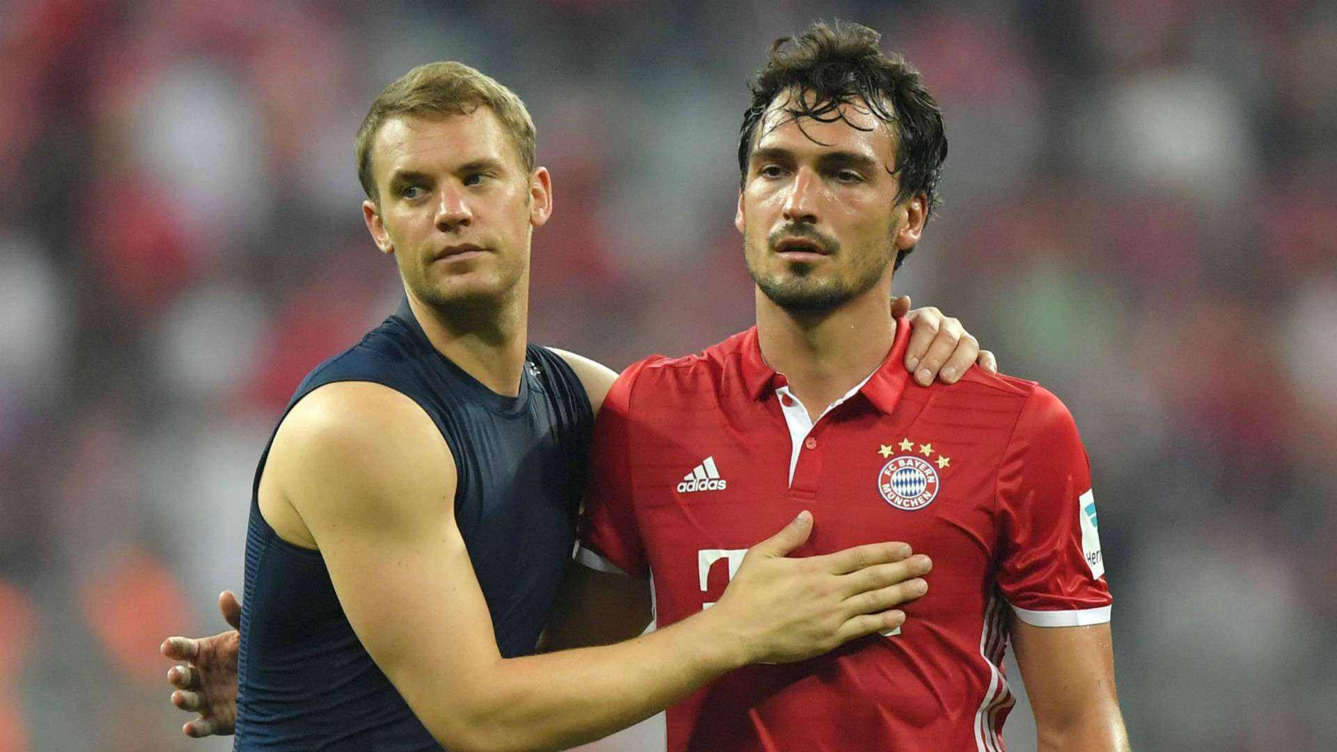 GERMANY ONLY: MANUEL NEUER MATS HUMMELS BAYERN MUNCHEN