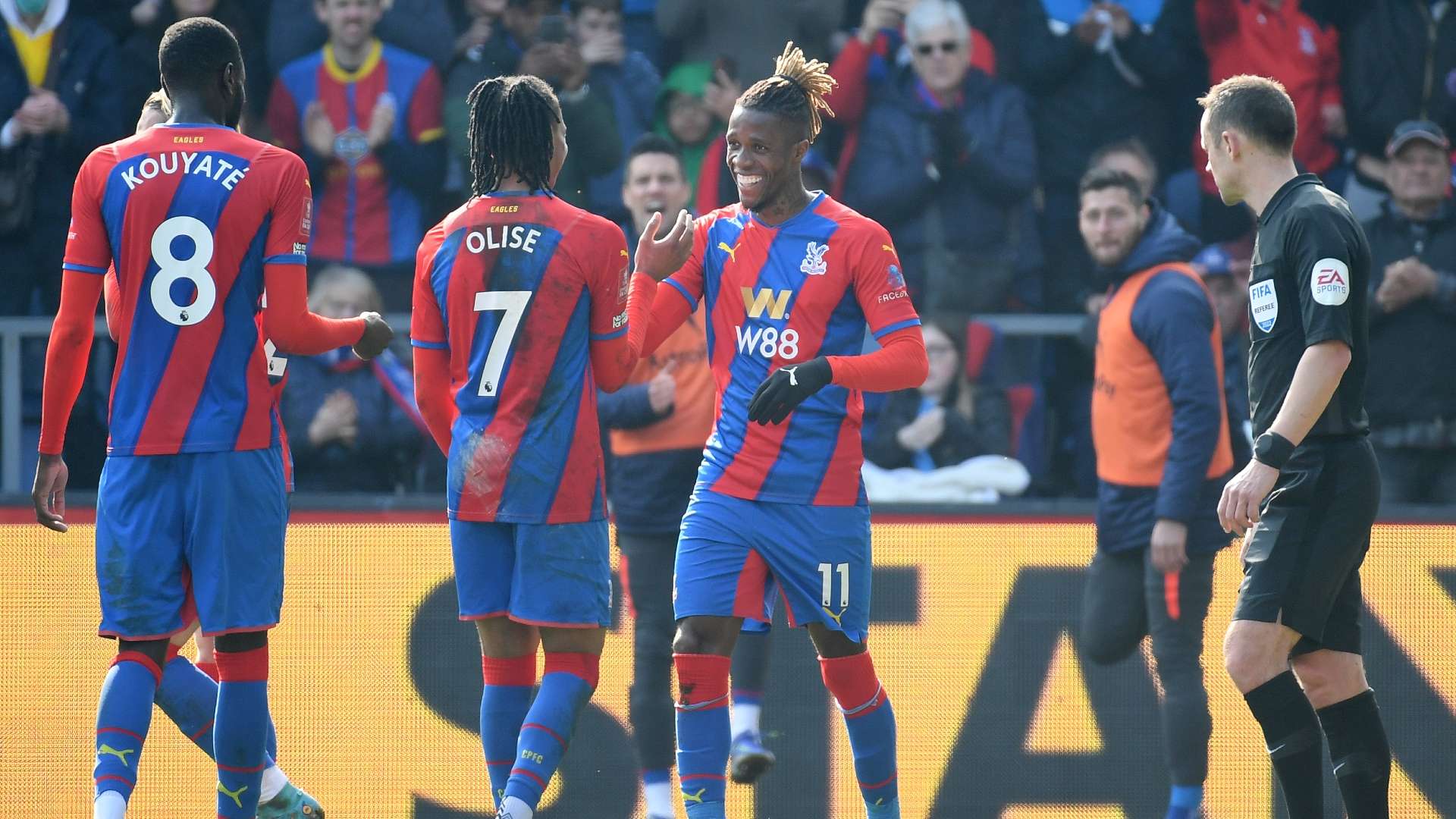 Wilfried Zaha, Michael Olise – Crystal Palace 2021-22