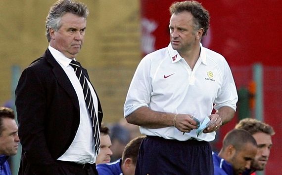 GRAHAM ARNOLD GUUS HIDDINK SOCCEROOS AUSTRALIA 2006