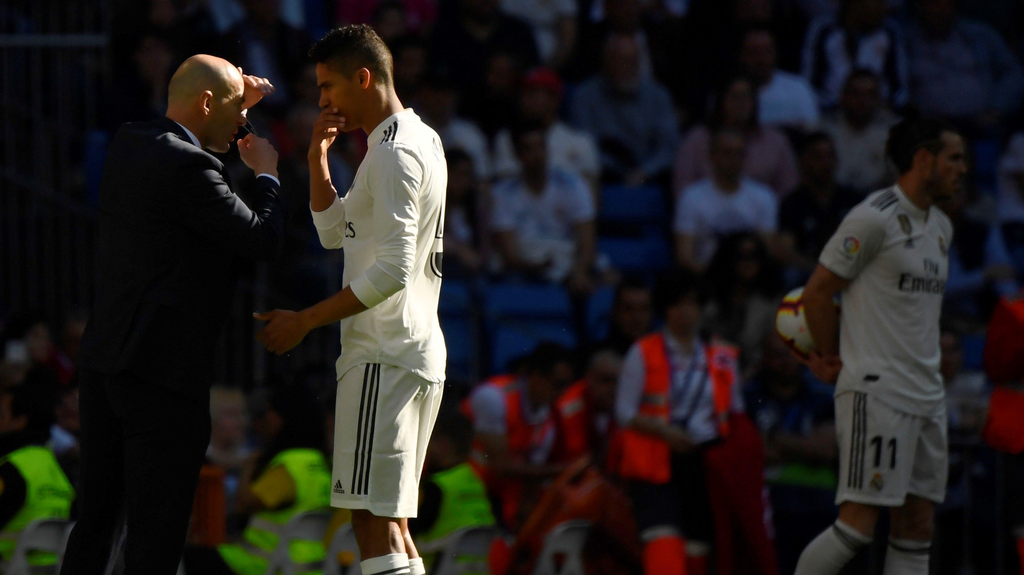 Zinedine Zidane Raphael Varane Real Madrid Celta LaLiga 16032019