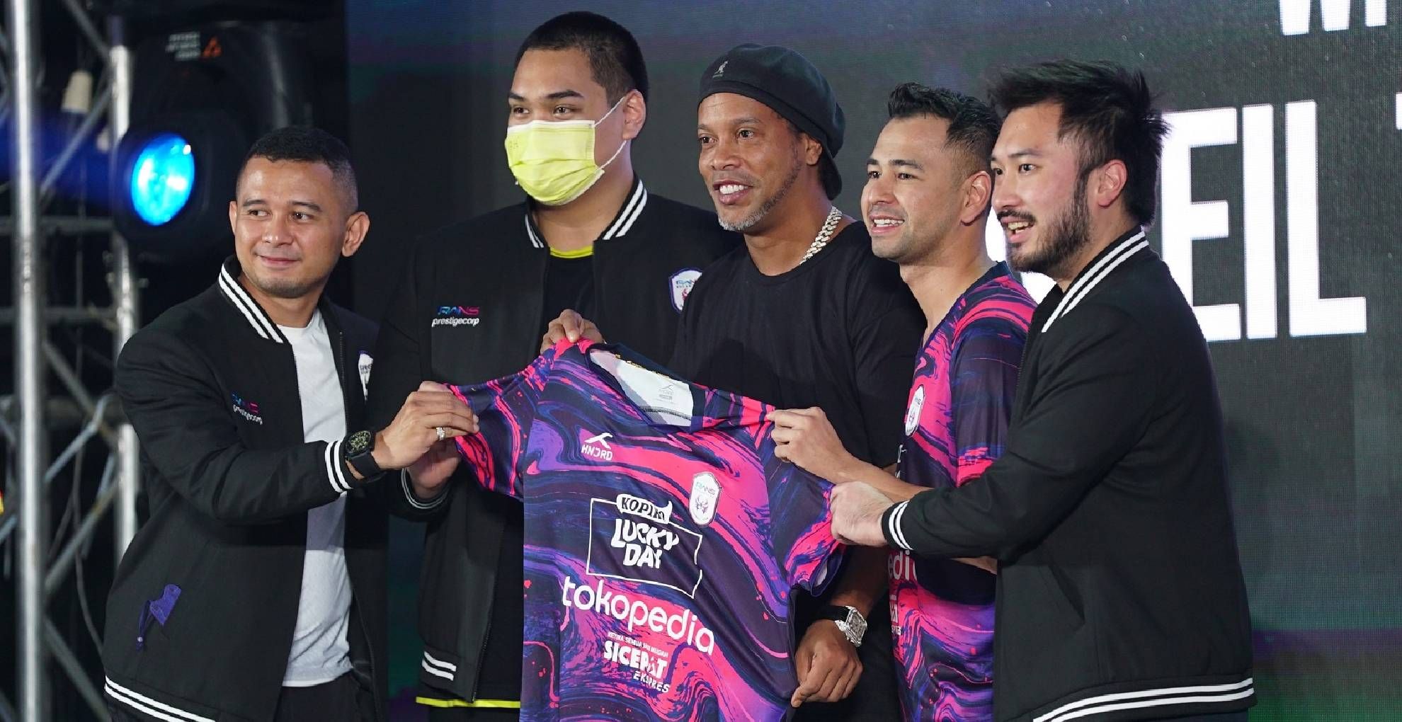 Ronaldinho, Raffi Ahmad & Rudy Salim - Launching RANS Nusantara FC