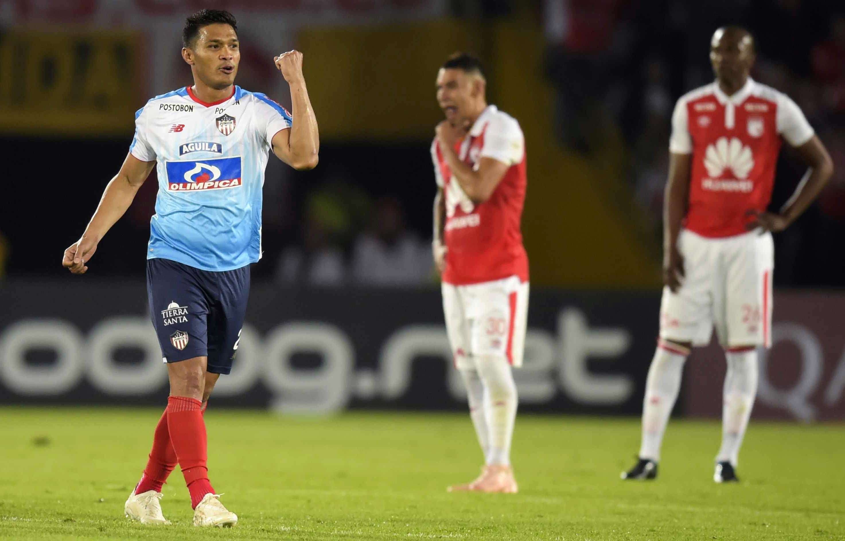 Teo Gutiérrez gol Santa Fe - Junior Copa Sudamericana 2018
