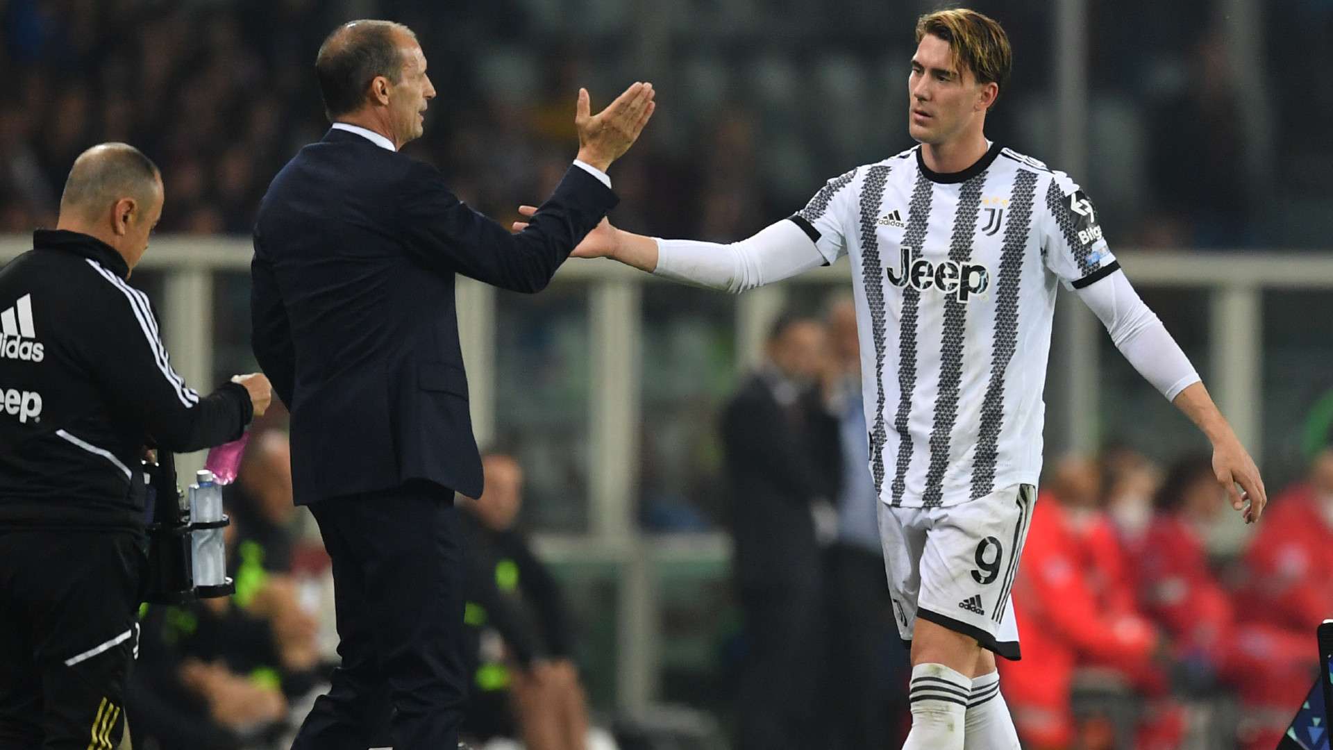 Massimiliano Allegri Dusan Vlahovic Juventus