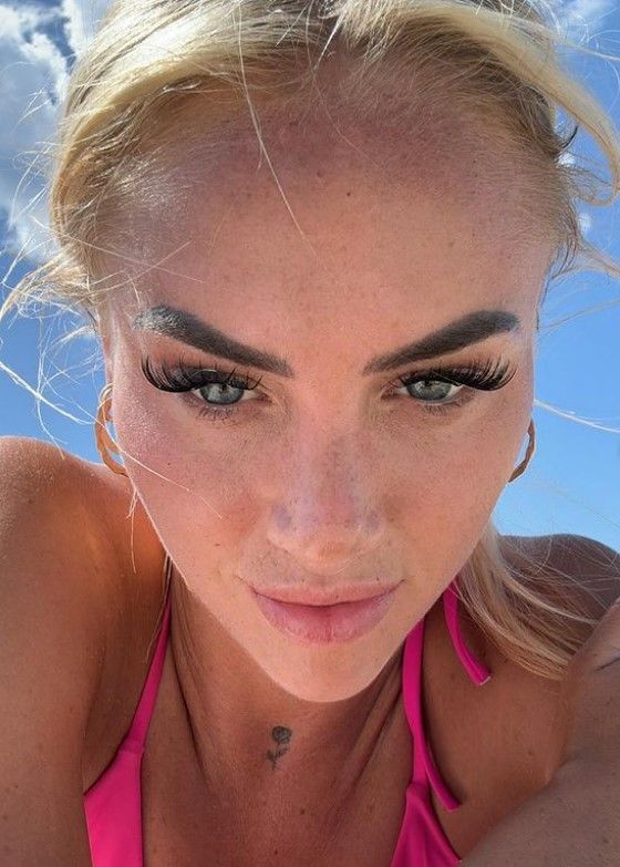 Alisha Lehmann beach LA 2024