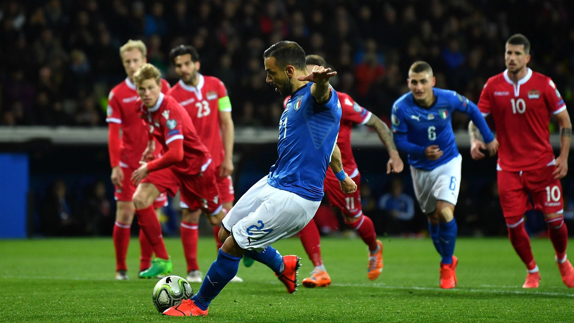 Fabio Quagliarella Italia Liechtenstein Euro 2020
