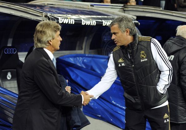 Pellegrini y Mourinho.