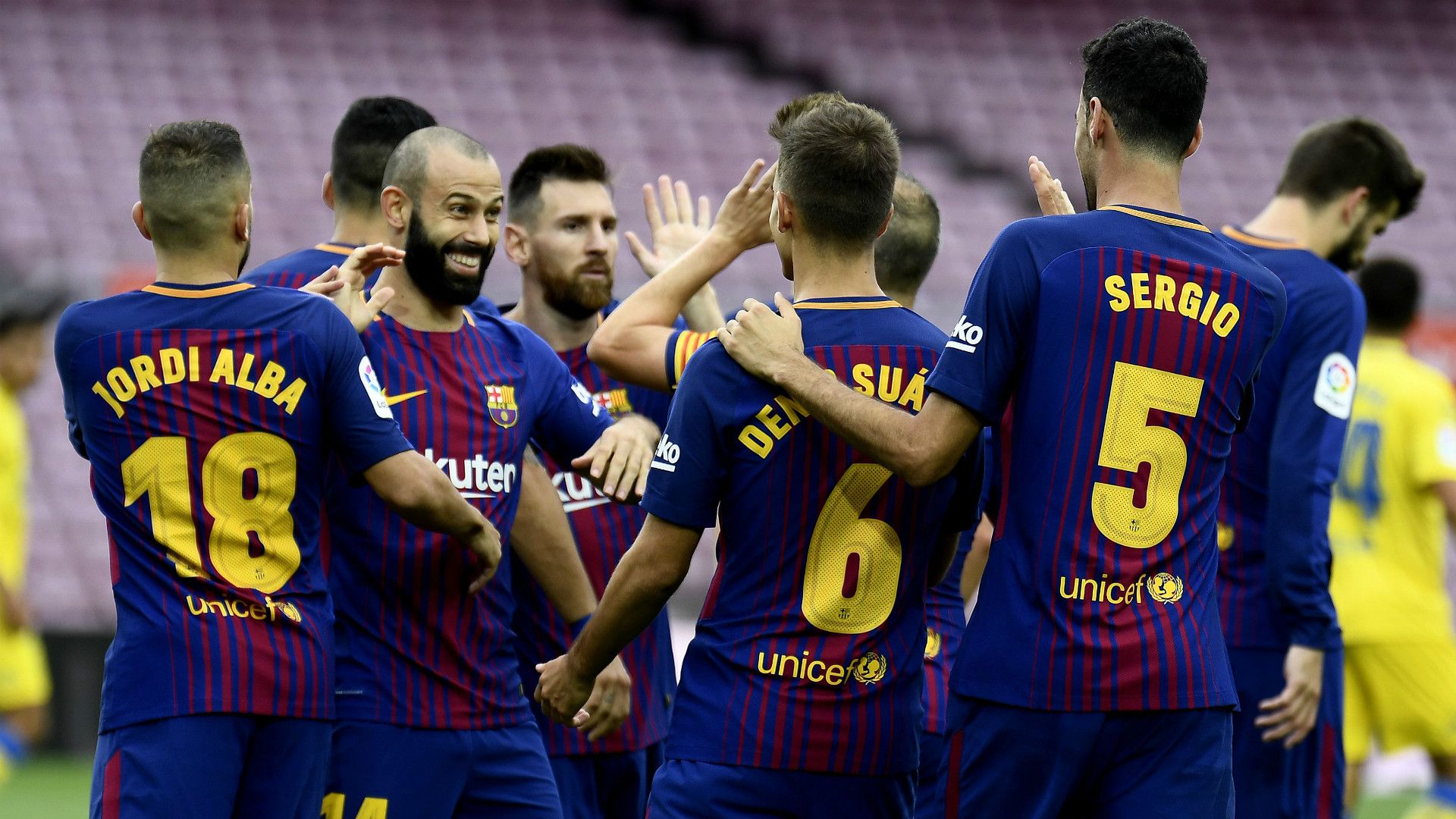 Barcelona celebrate