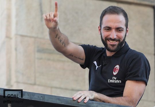 higuain milan