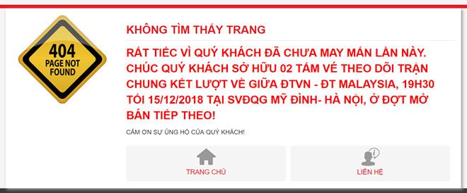 Hết vé AFF Cup 2018