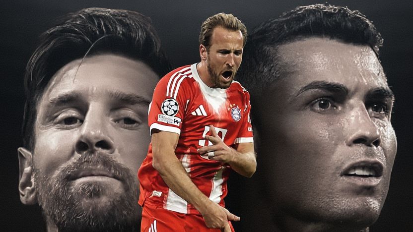 Harry Kane - cristiano ronaldo - lionel messi GFX GOAL ONLY