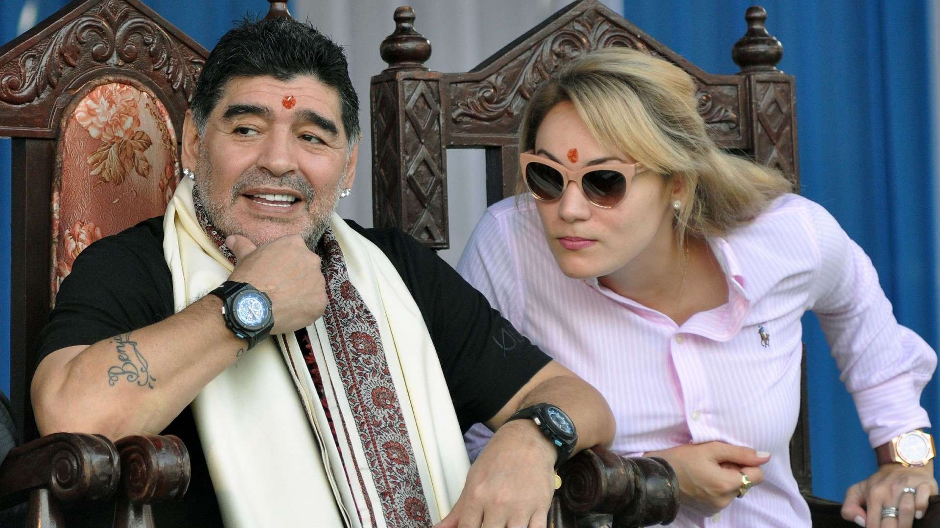 Diego Maradona in Kolkata December 2017