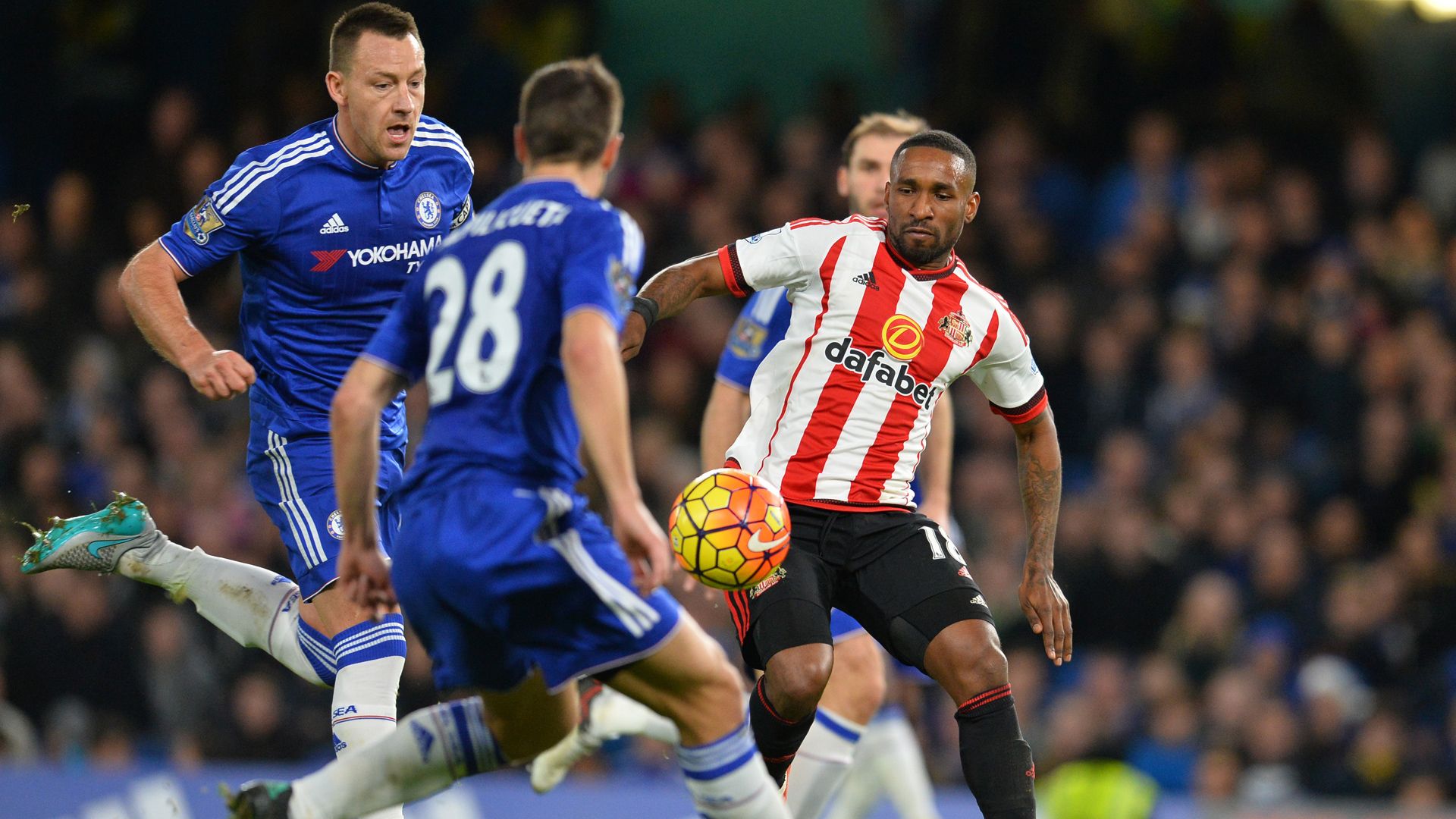 John Terry und Jermain Defoe, Chelsea, Sunderland, 13052017