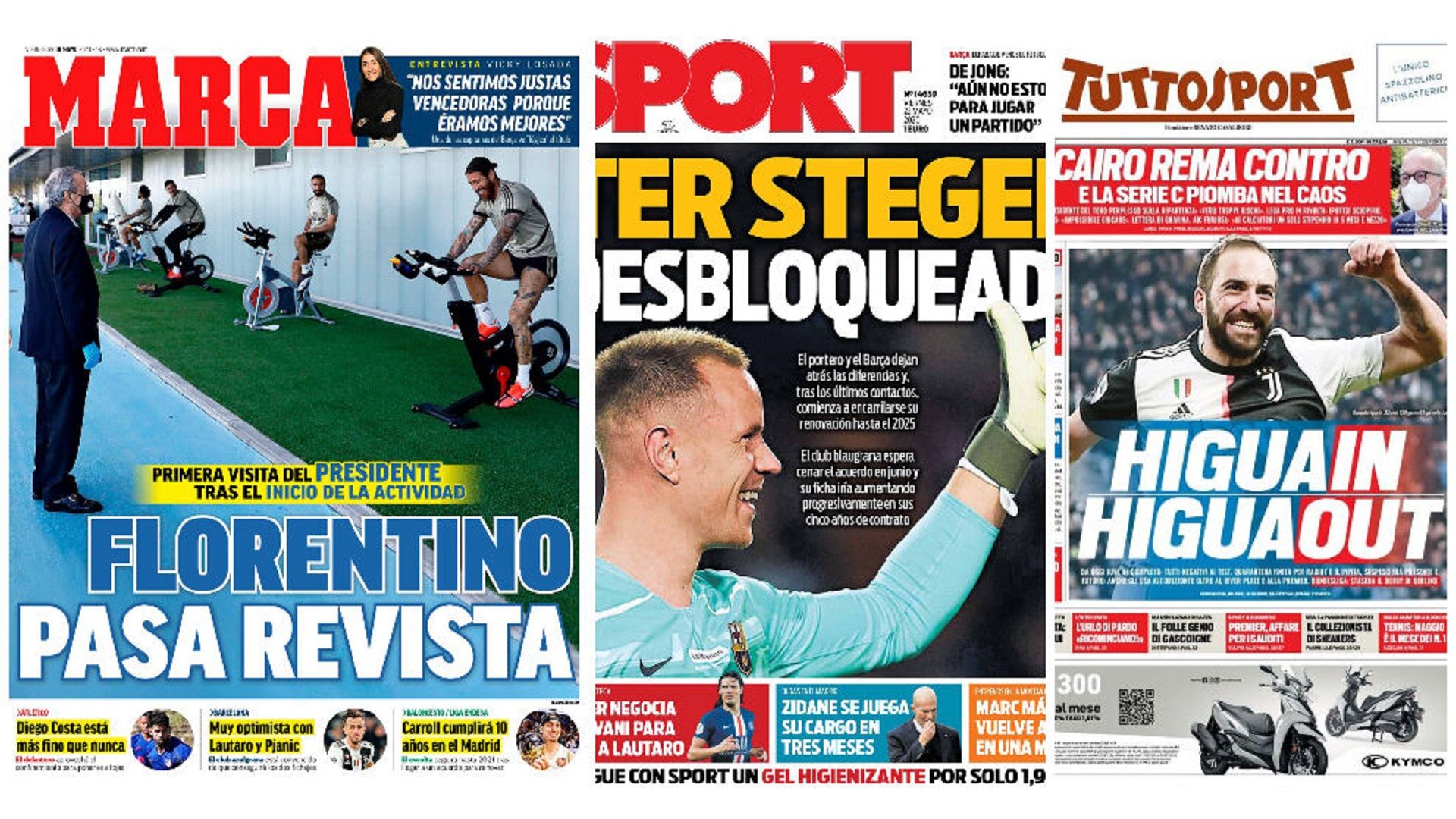 newspapers 22 May covers