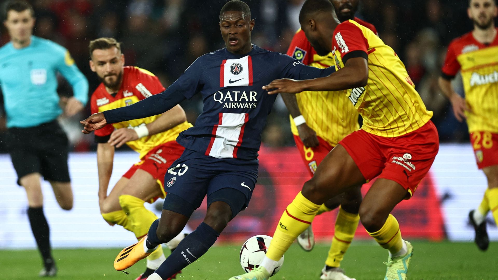 Nuno Mendes PSG Lens Ligue 1 15042023