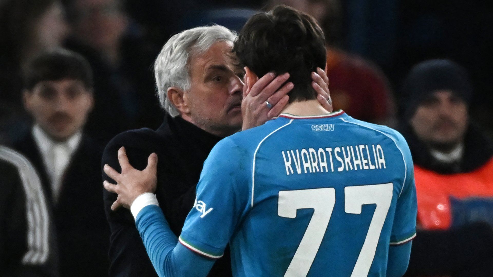Jose Mourinho Roma Khvicha Kvaratskhelia Napoli 2023-24