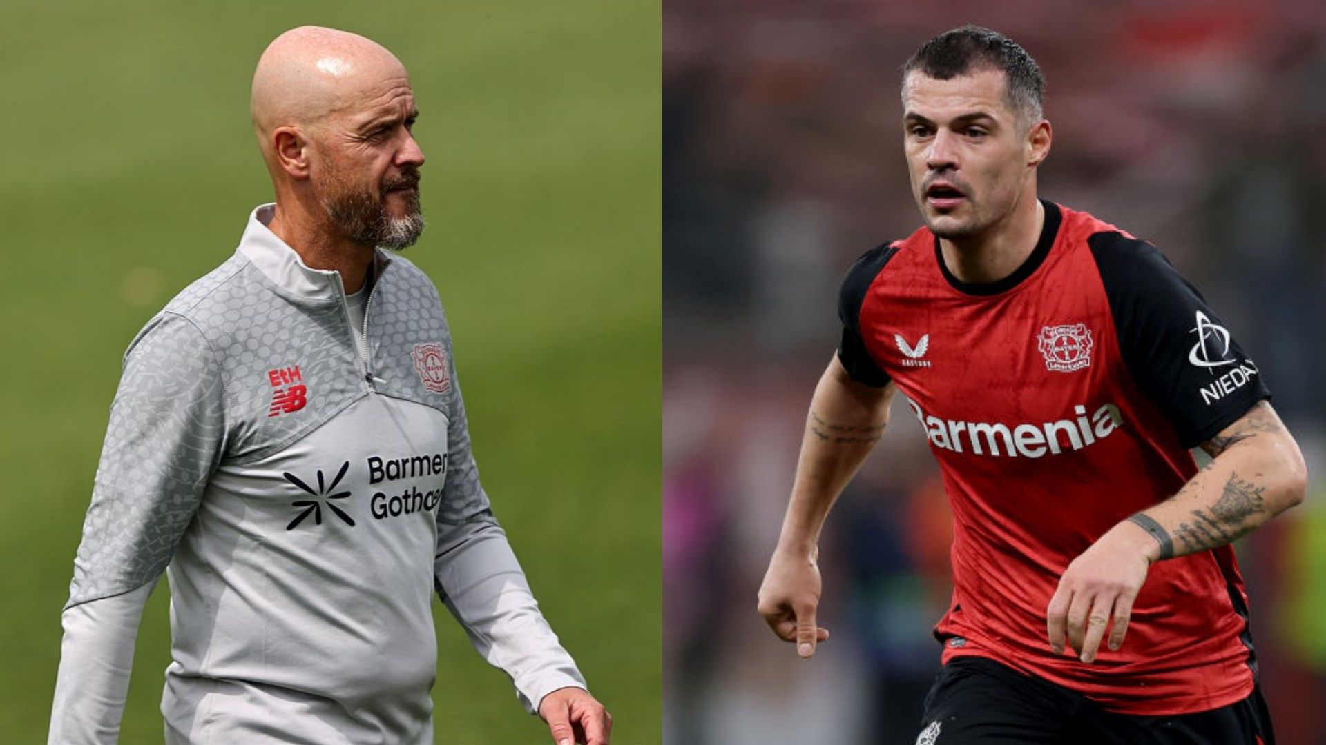 Furious Erik ten Hag blocks Granit Xhaka's Bayer Leverkusen exit ...