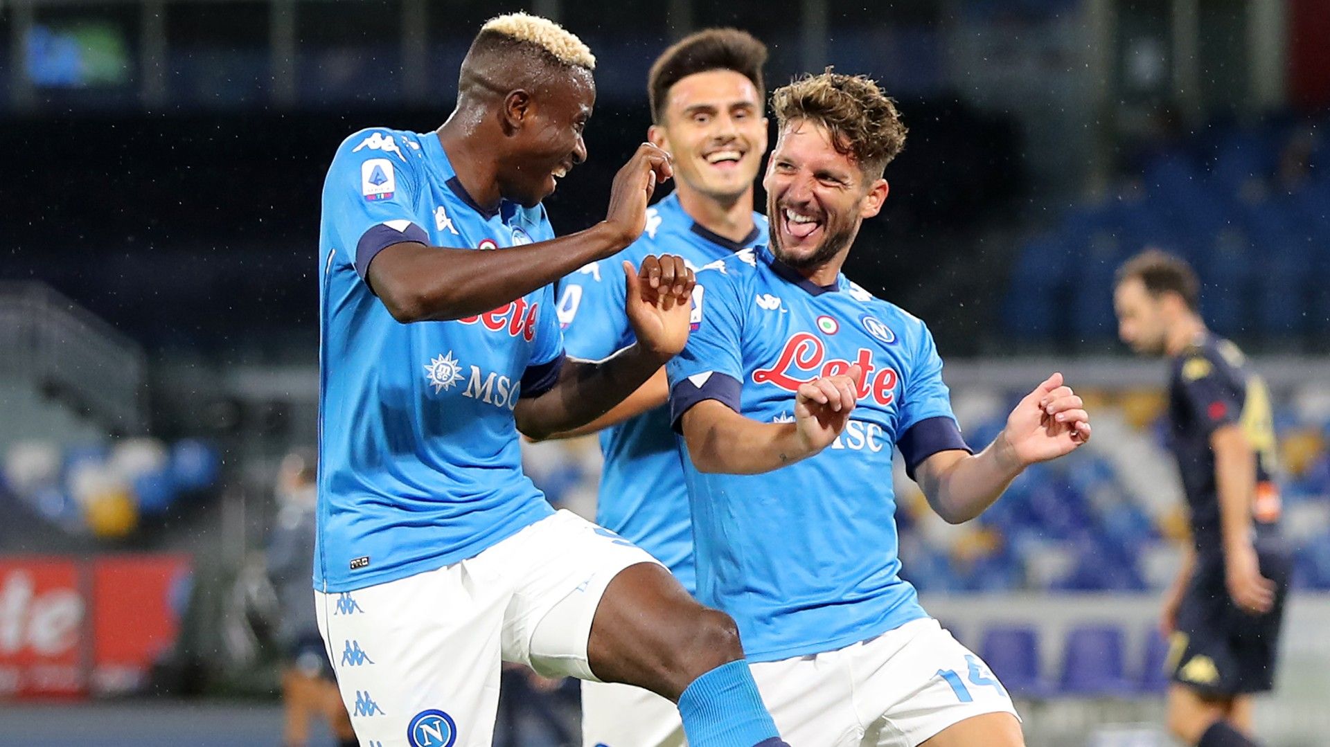 Dries Mertens Victor Osimhen Napoli