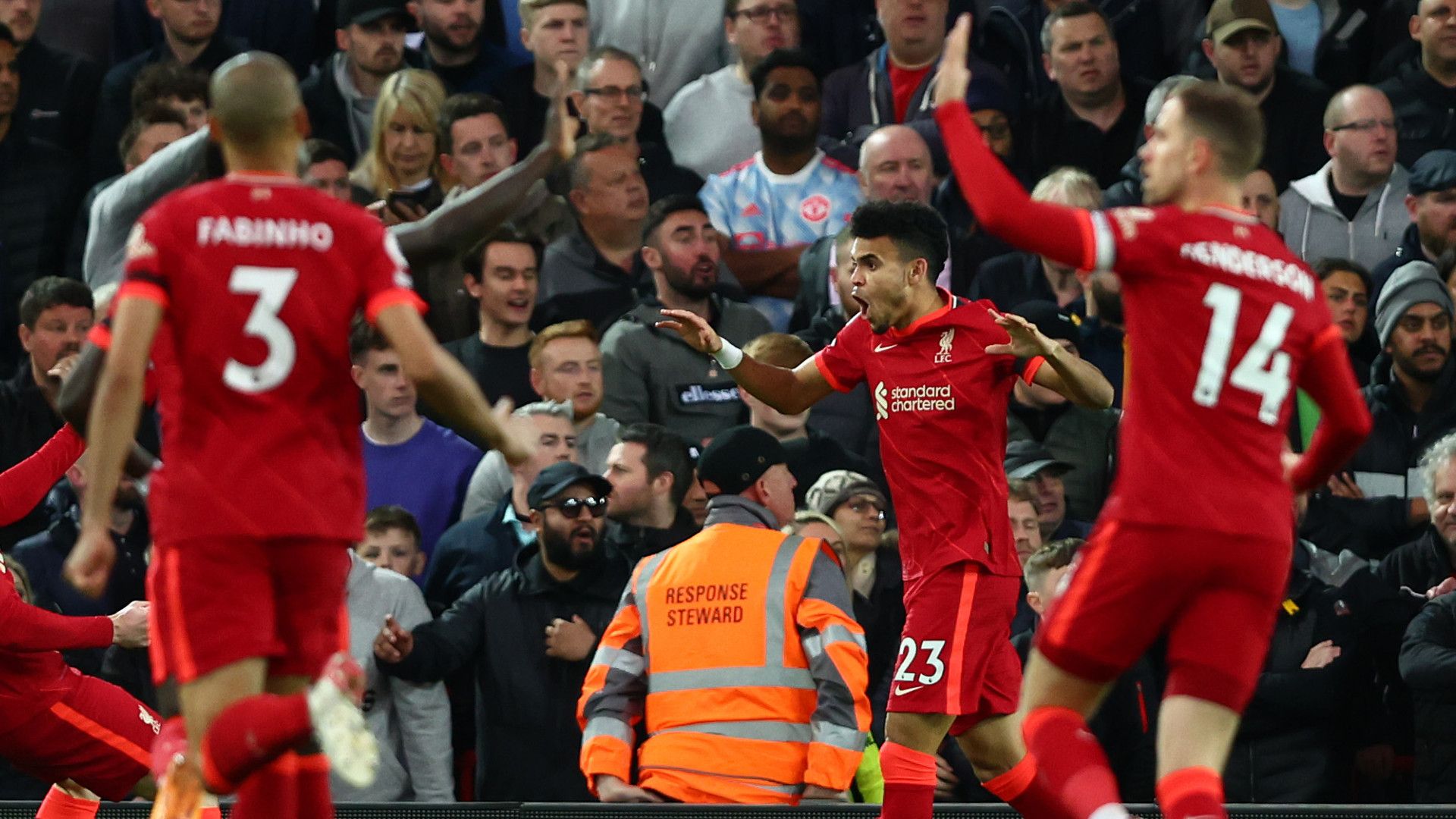 Luis Diaz Liverpool Manchester United Premier League