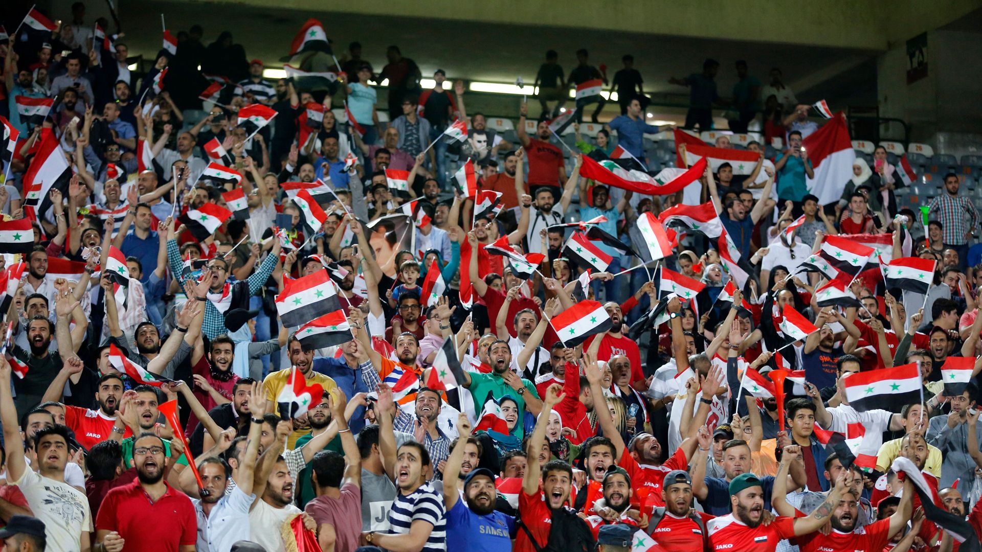 Syria Fans, WC Quali, 09052017