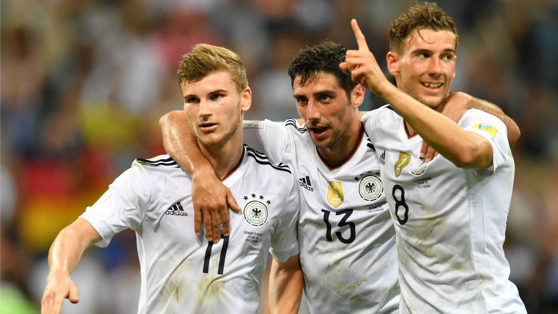 Leon Goretzka Lars Stindl Timo Werner Germany México 290617