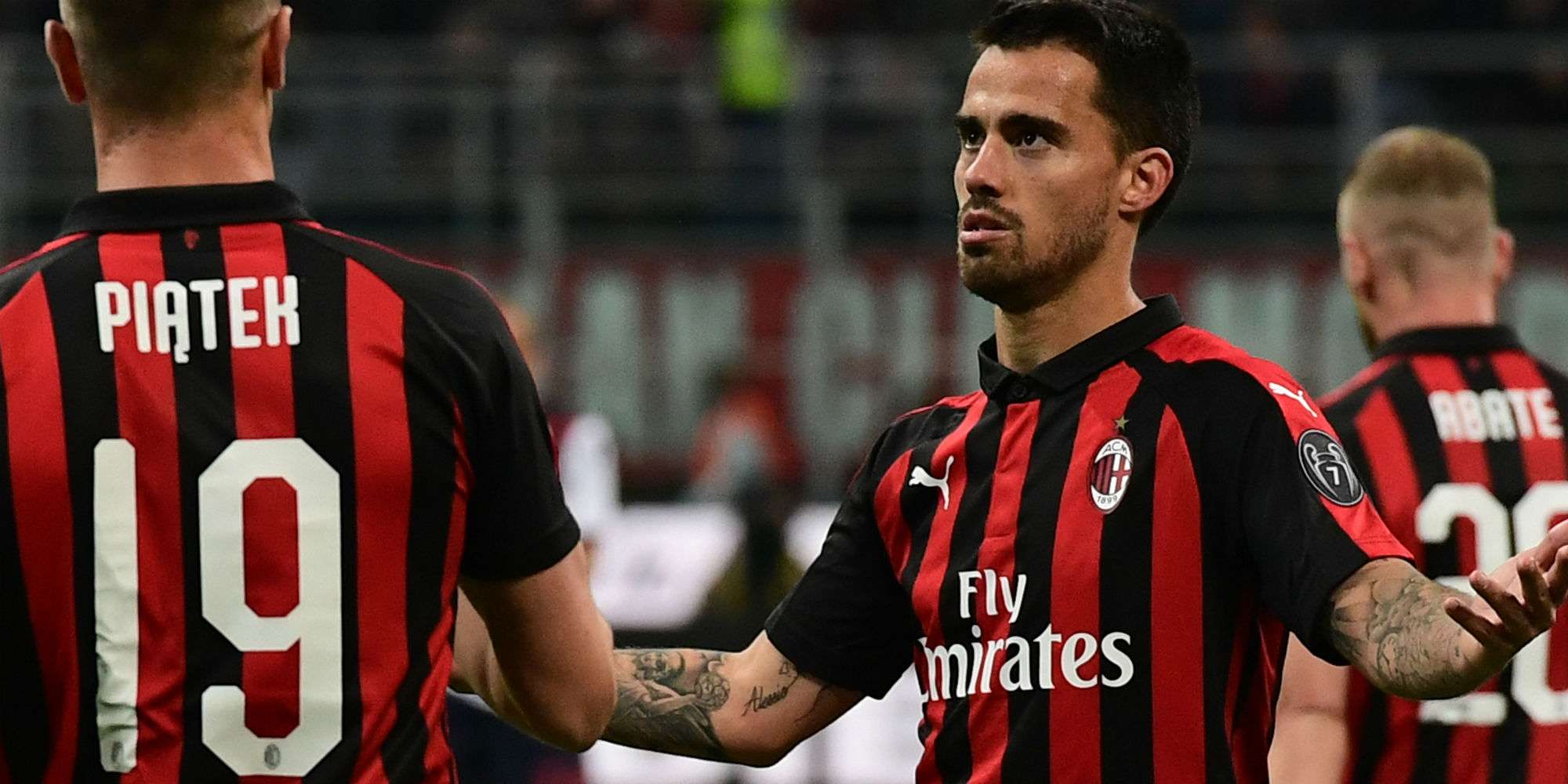 Suso Milan Bologna Serie A
