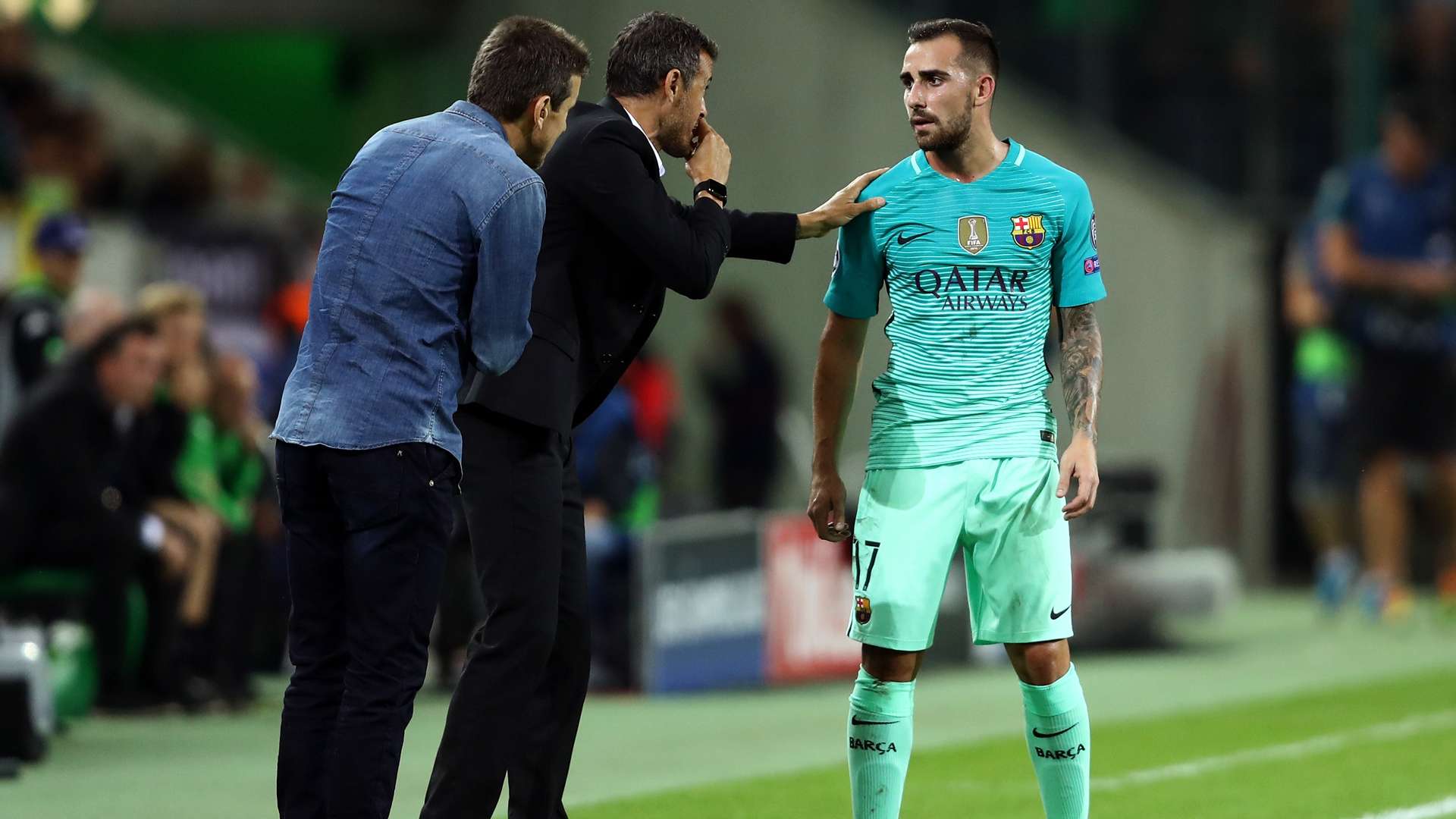 Paco Alcacer Barcelona Champions League 28092016