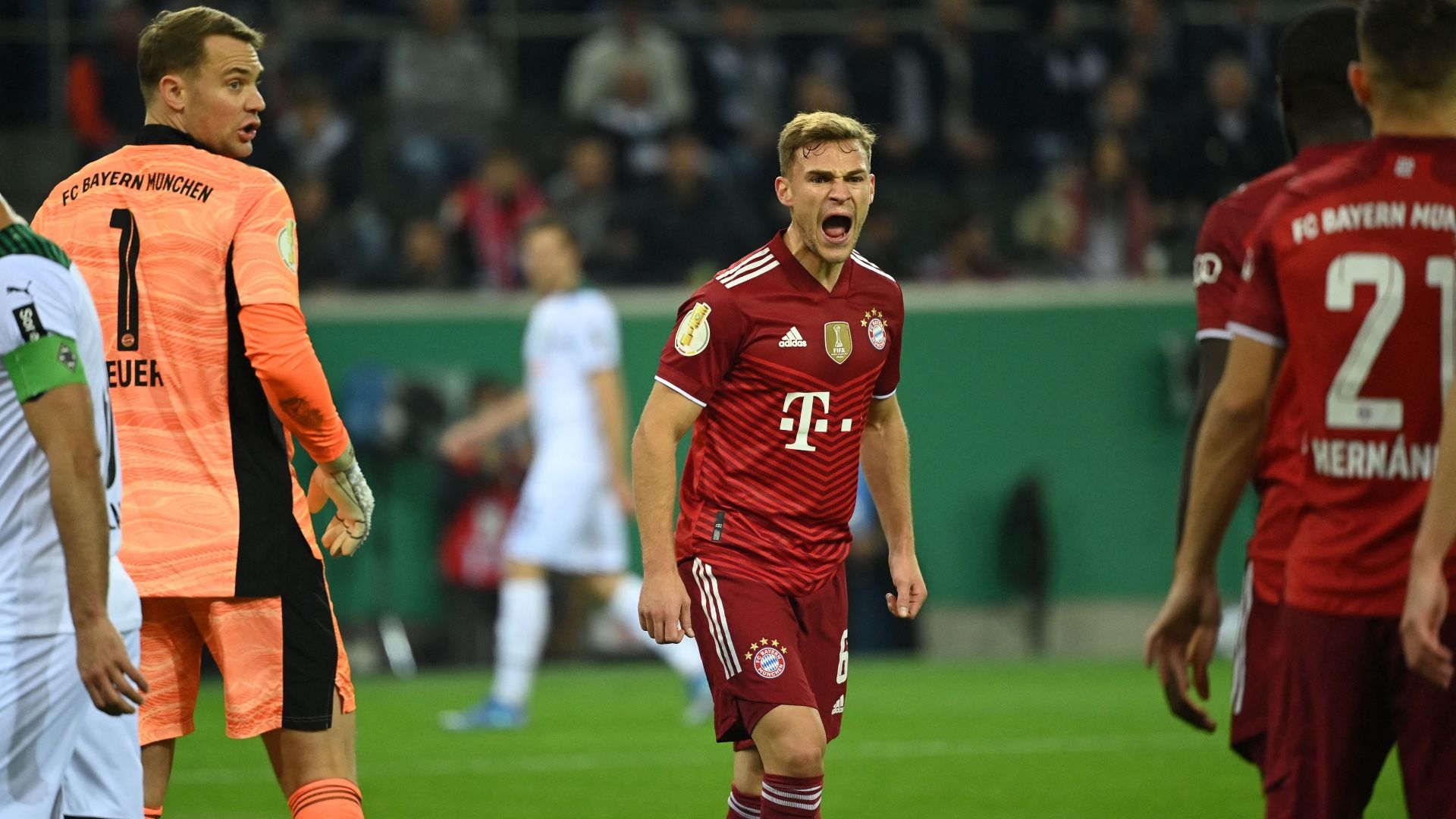 Joshua Kimmich Borussia Monchengladbach Bayern DFB Pokal 27102021