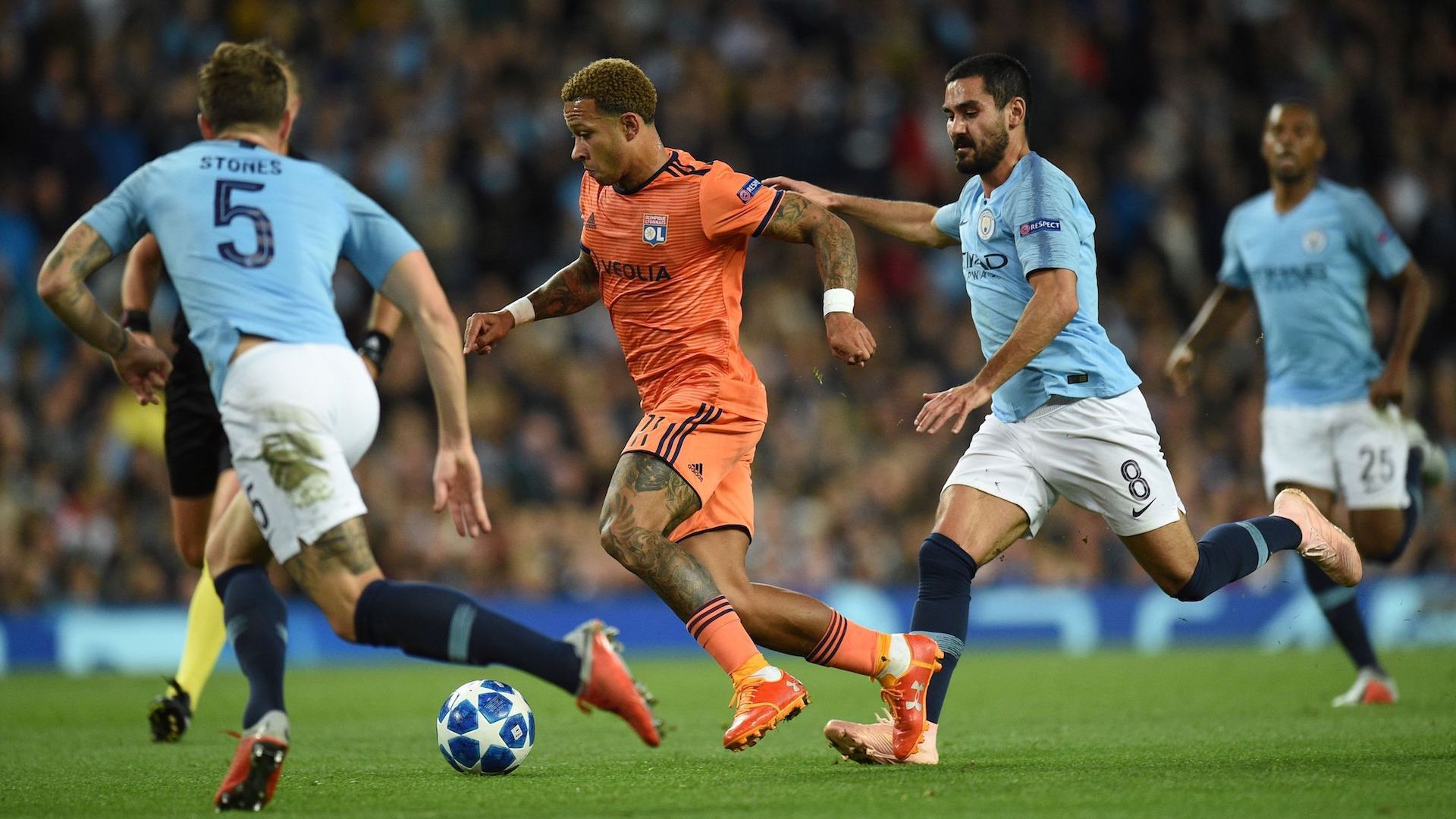 Memphis Depay vs. Manchester City