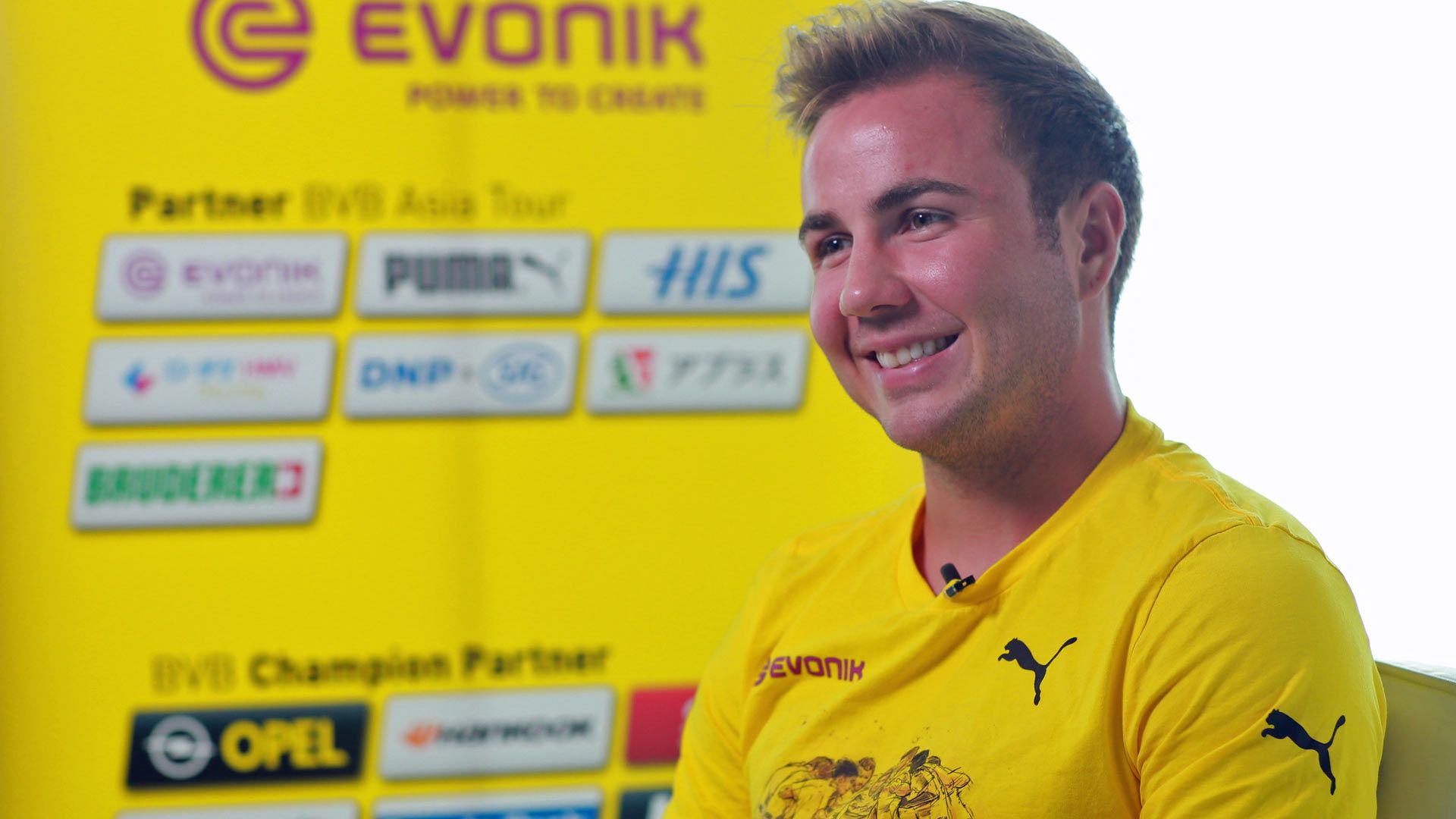 Mario Götze BVB borussia Dortmund exklusiv