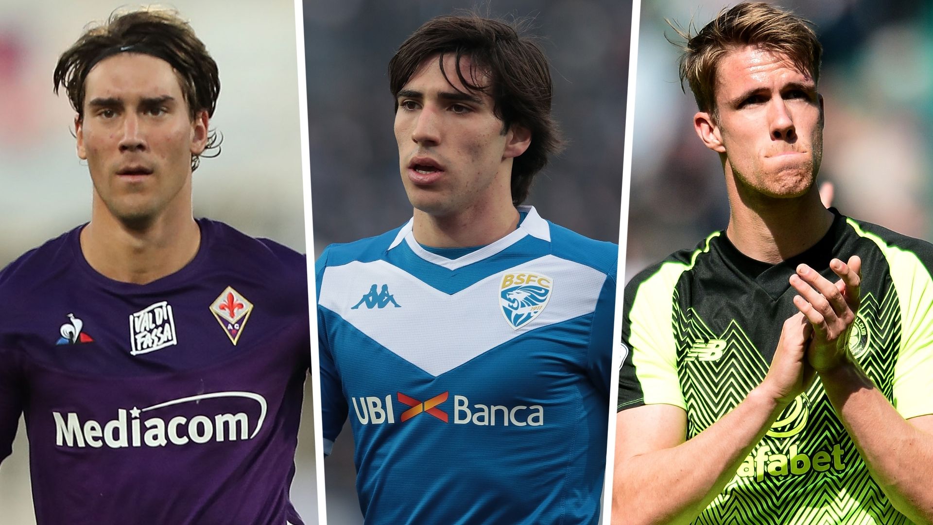 Dusan Vlahovic Sandro Tonali Kristoffer Ajer