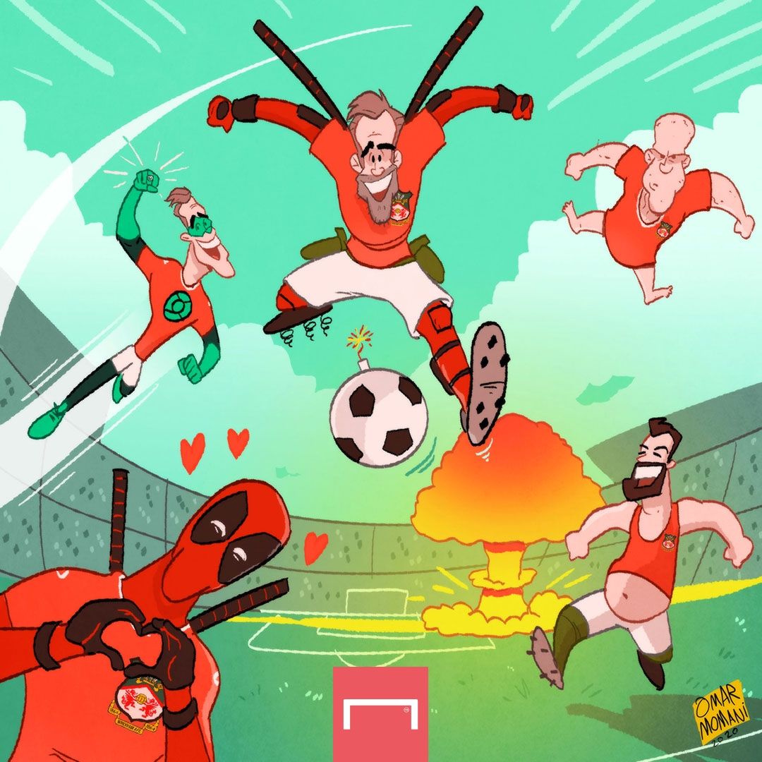 [SQUARE] Kartun - Deadpool Wrexham