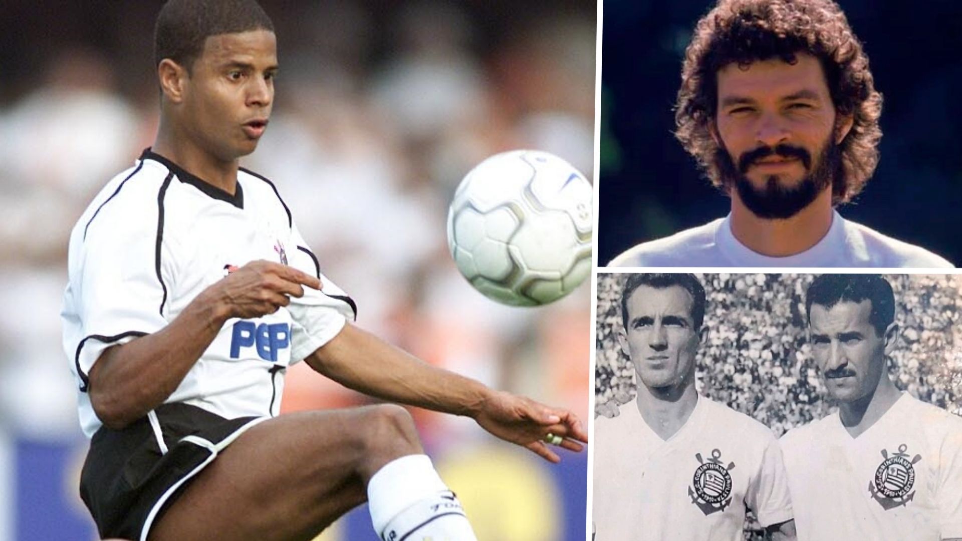 Arte Maiores artilheiros do Corinthians, Marcelinho Carioca, Sócrates, Cláudio