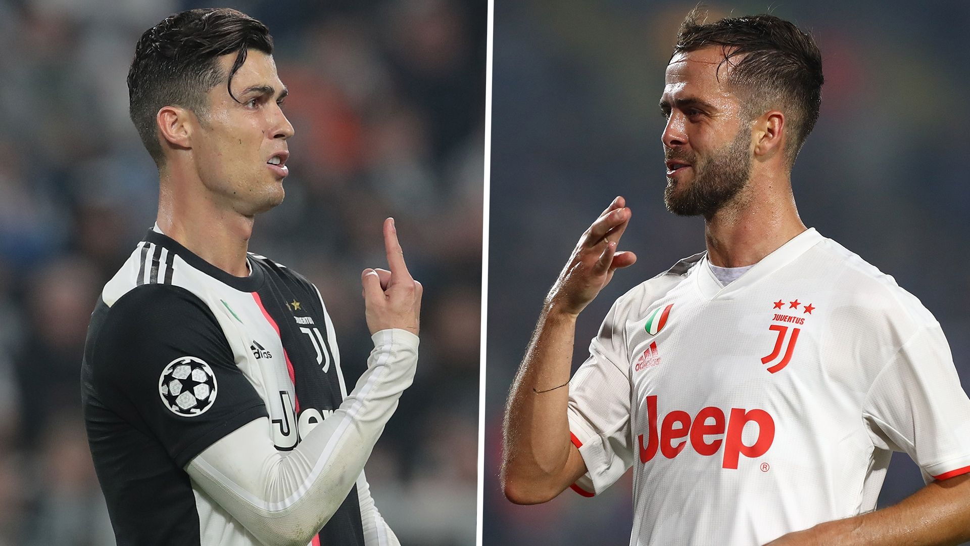 Cristiano Ronaldo Miralem Pjanic Juventus