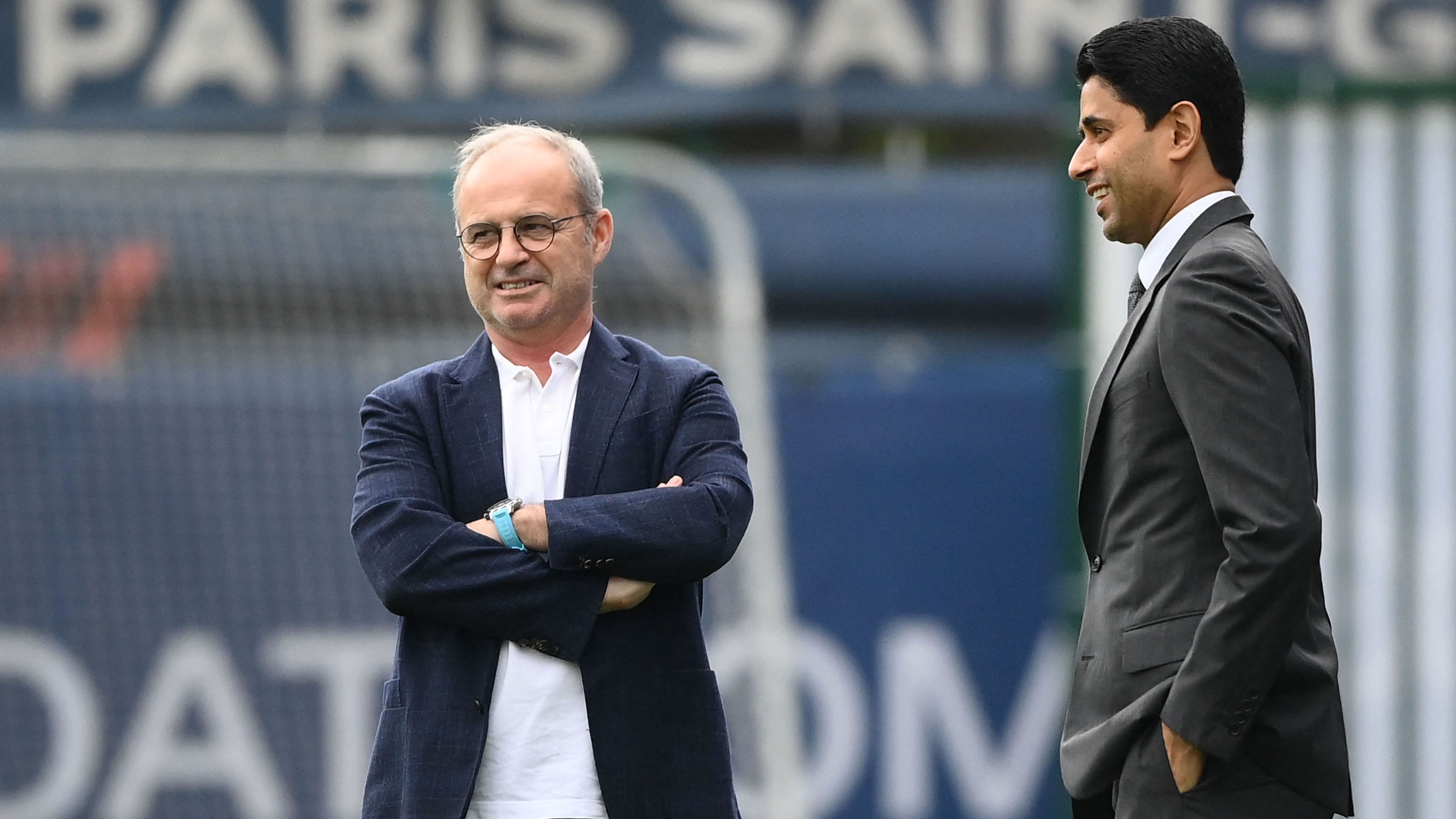 Luis Campos Nasser Al-Khelaifi PSG 2022-23