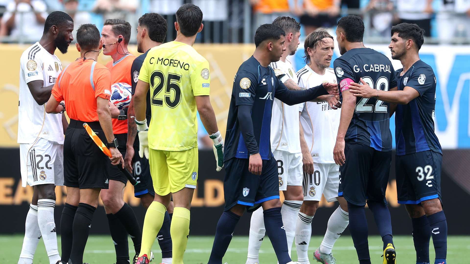 Antonio Rudiger Gustavo Cabral Real Madrid Pachuca 2025 FIFA Club World Cup