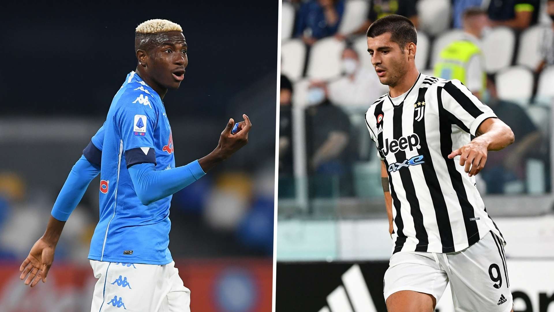 Osimhen Morata Napoli Juventus