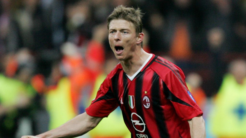 Jon Dahl Tomasson Milan Parma Serie A 23042005