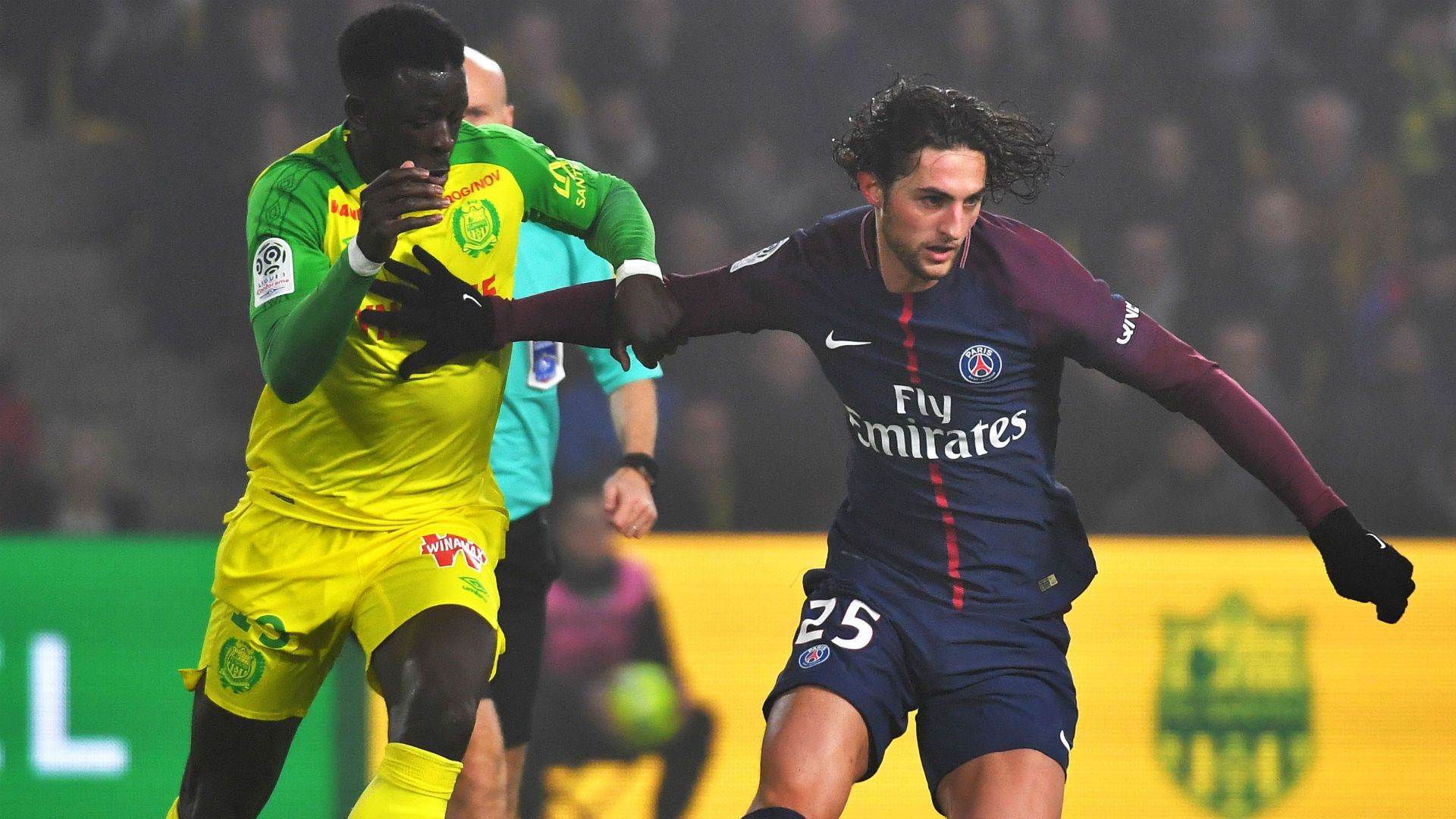 Adrien Rabiot Abdoulaye Toure Nantes PSG Ligue 1 14012018