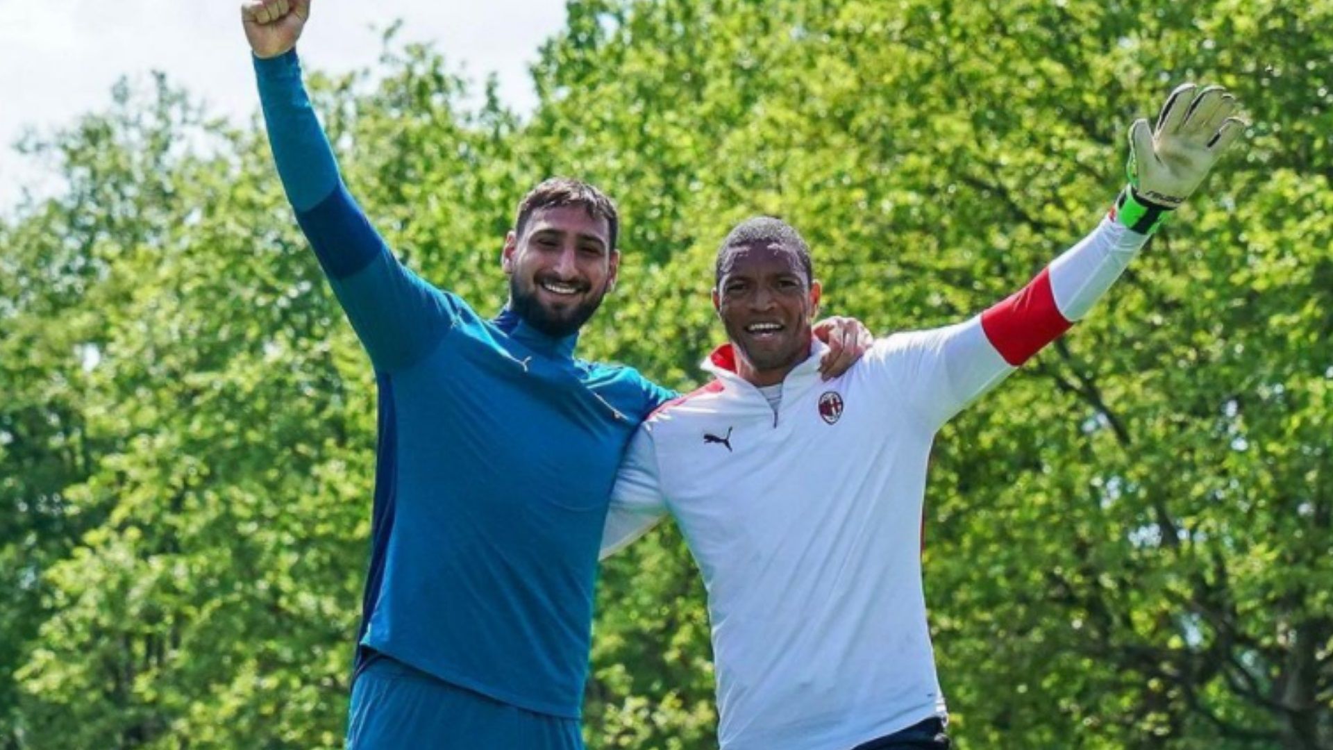 Donnarumma Dida Milan treino