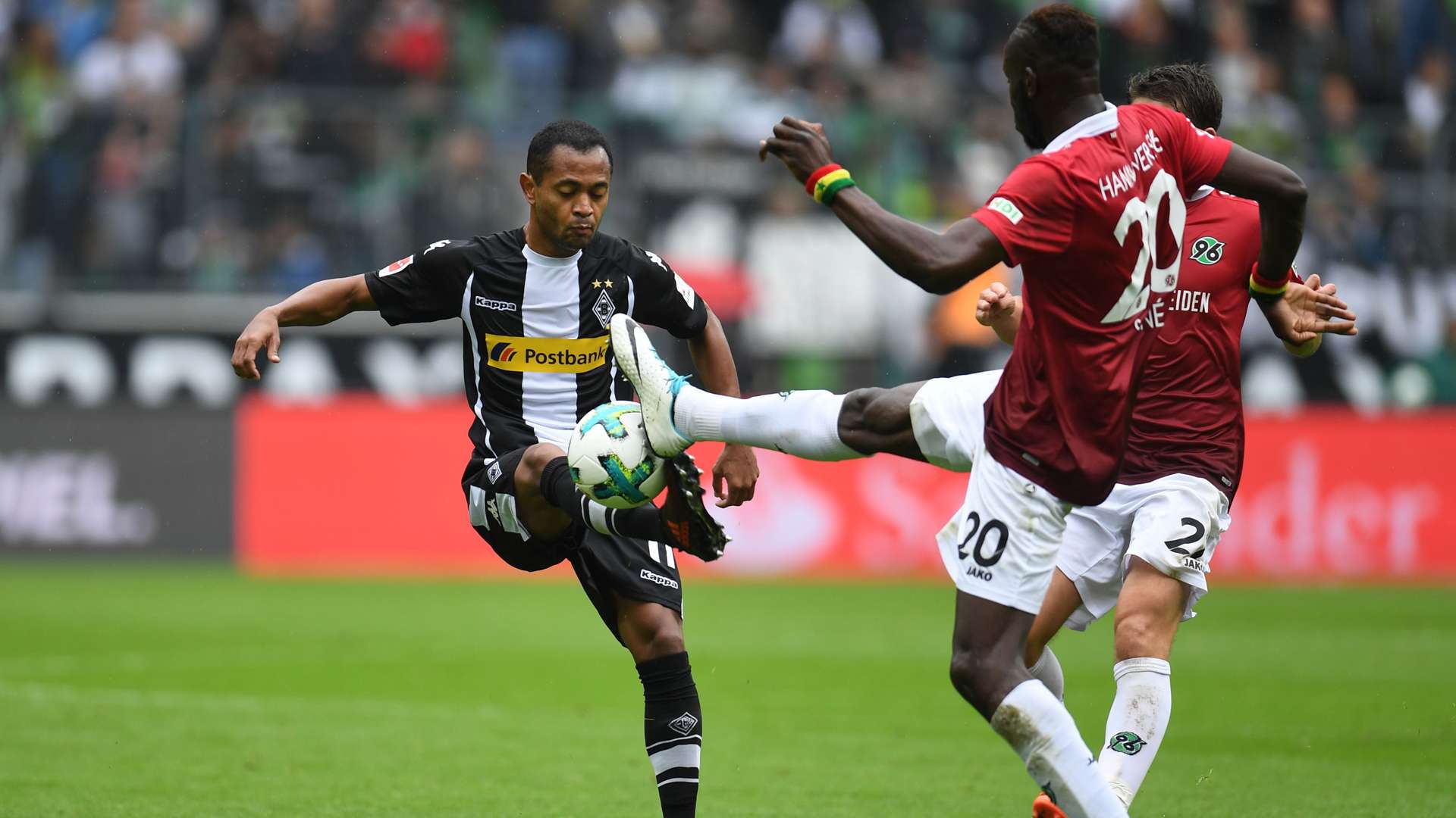 Raffael, Gladbach - Hannover, Bundesliga, 09302017