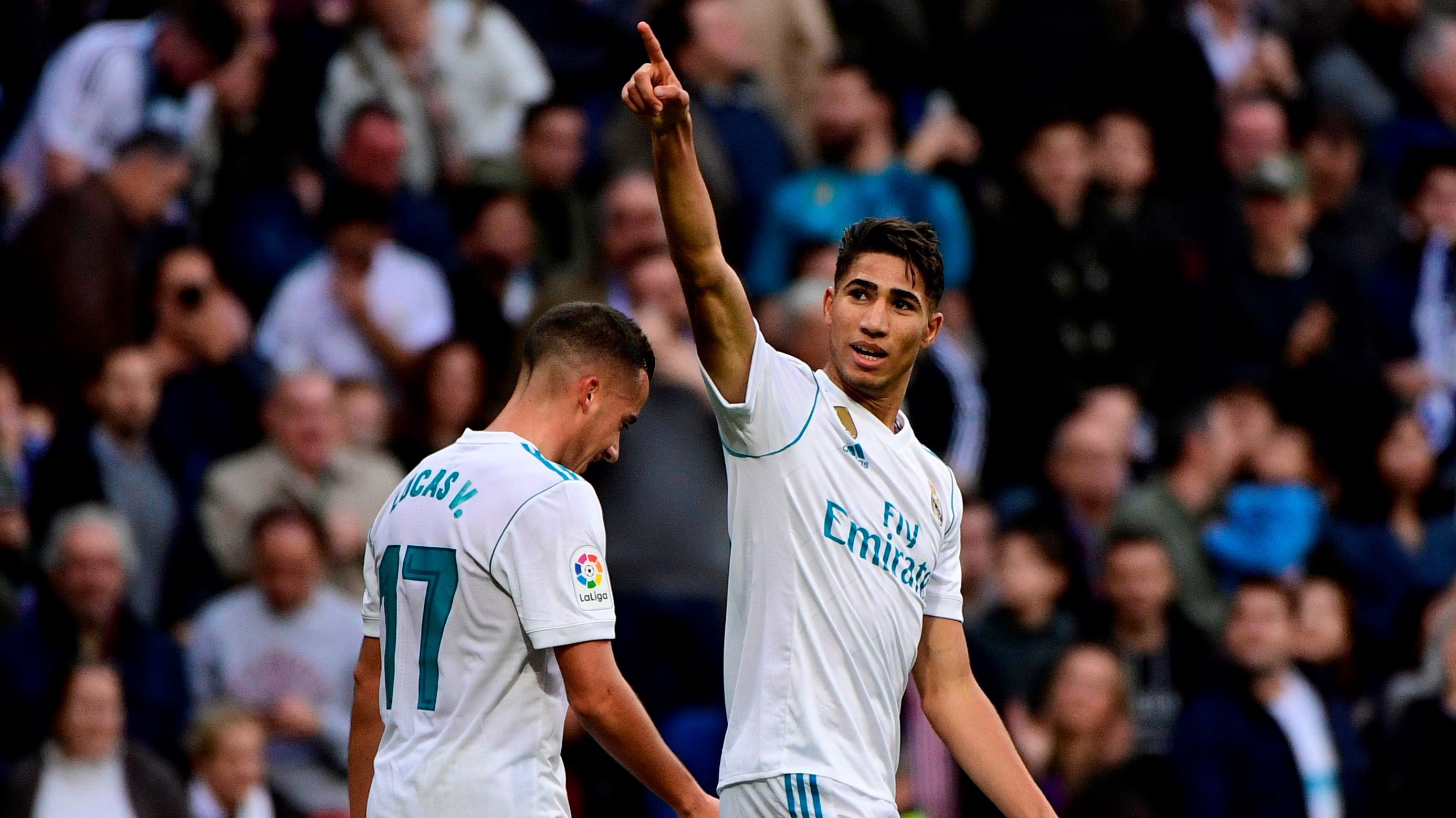 Achraf Hakimi Real Madrid Sevilla LaLiga 09122017