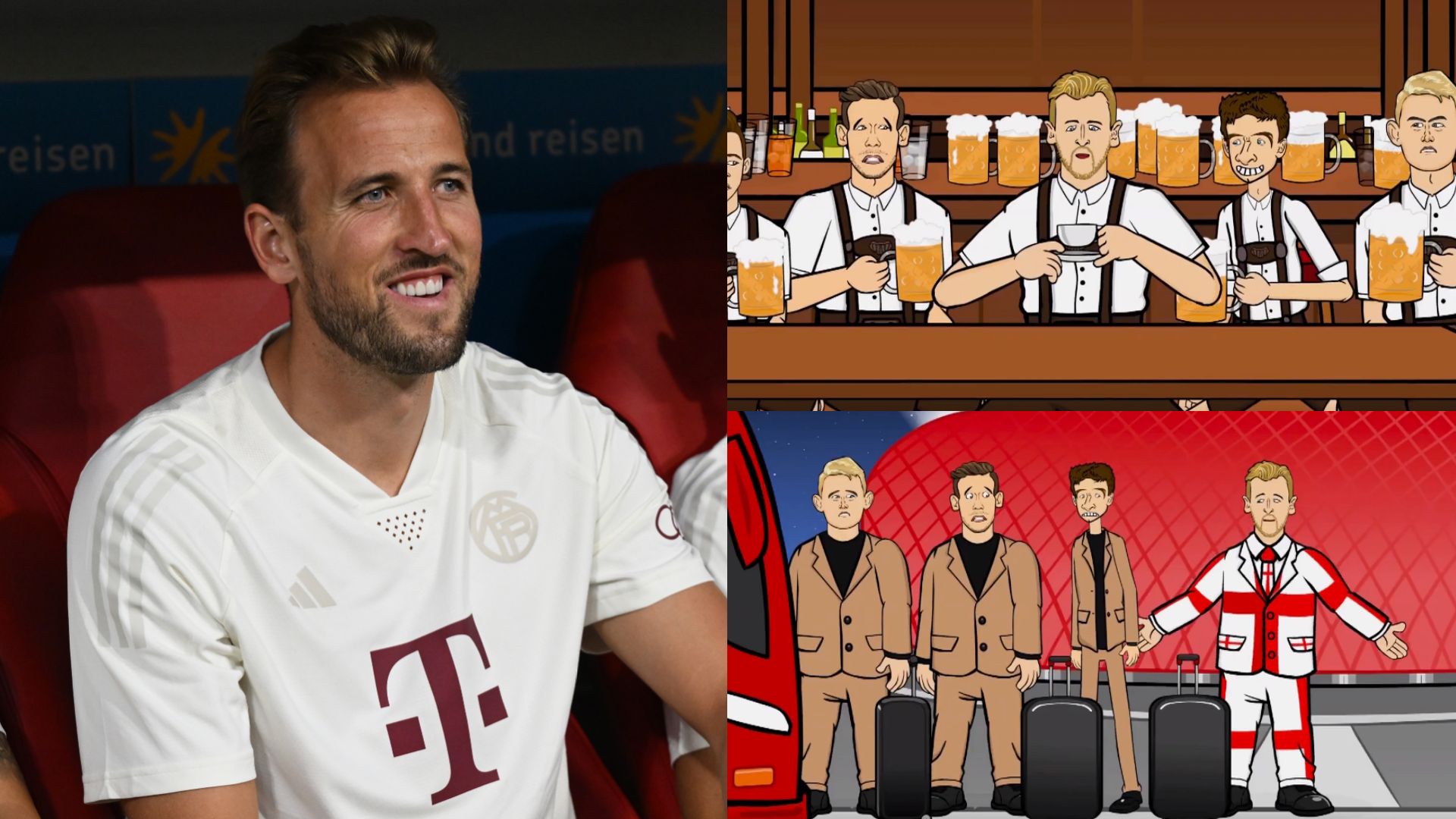 Harry Kane video split