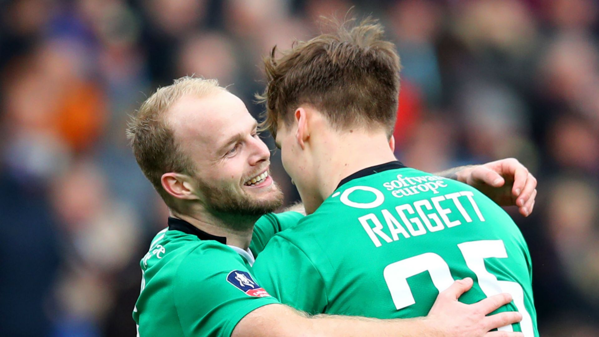 Bradley Wood Sean Raggett Lincoln City