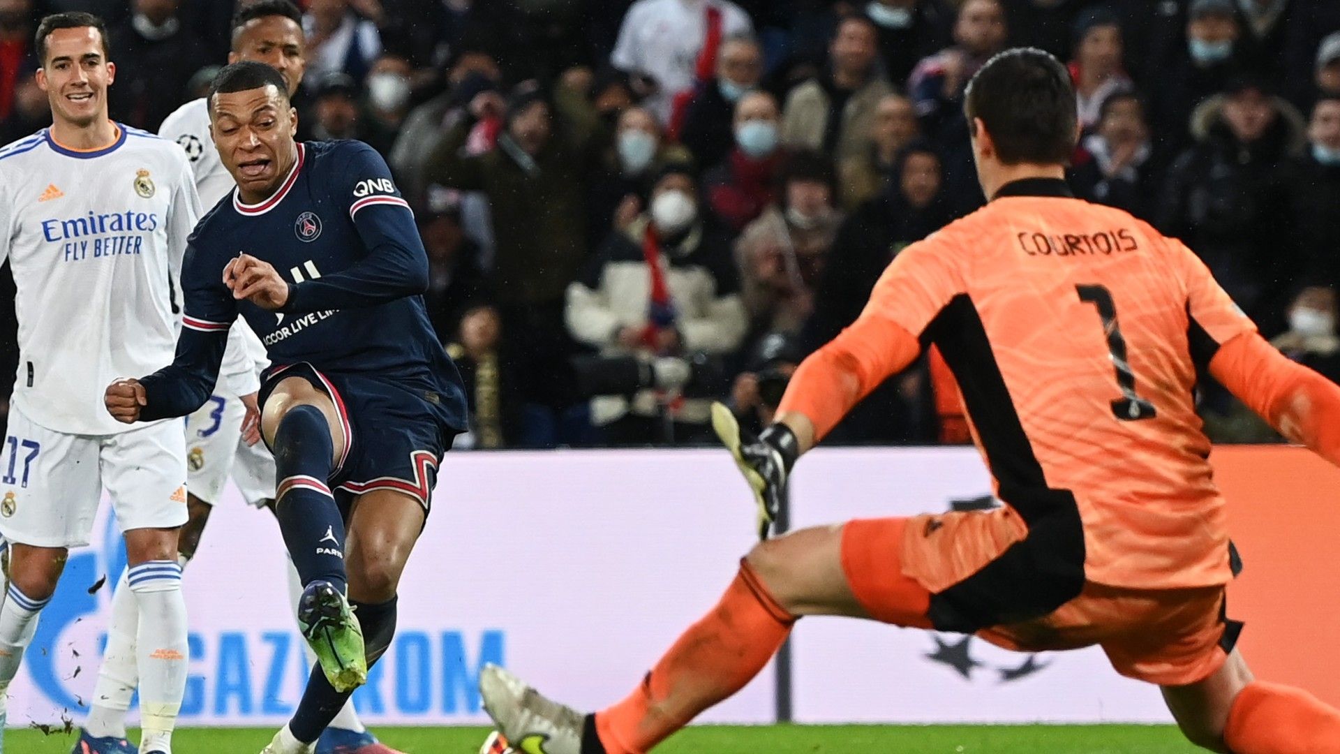 Kylian Mbappe PSG Real Madrid Champions League 15022022